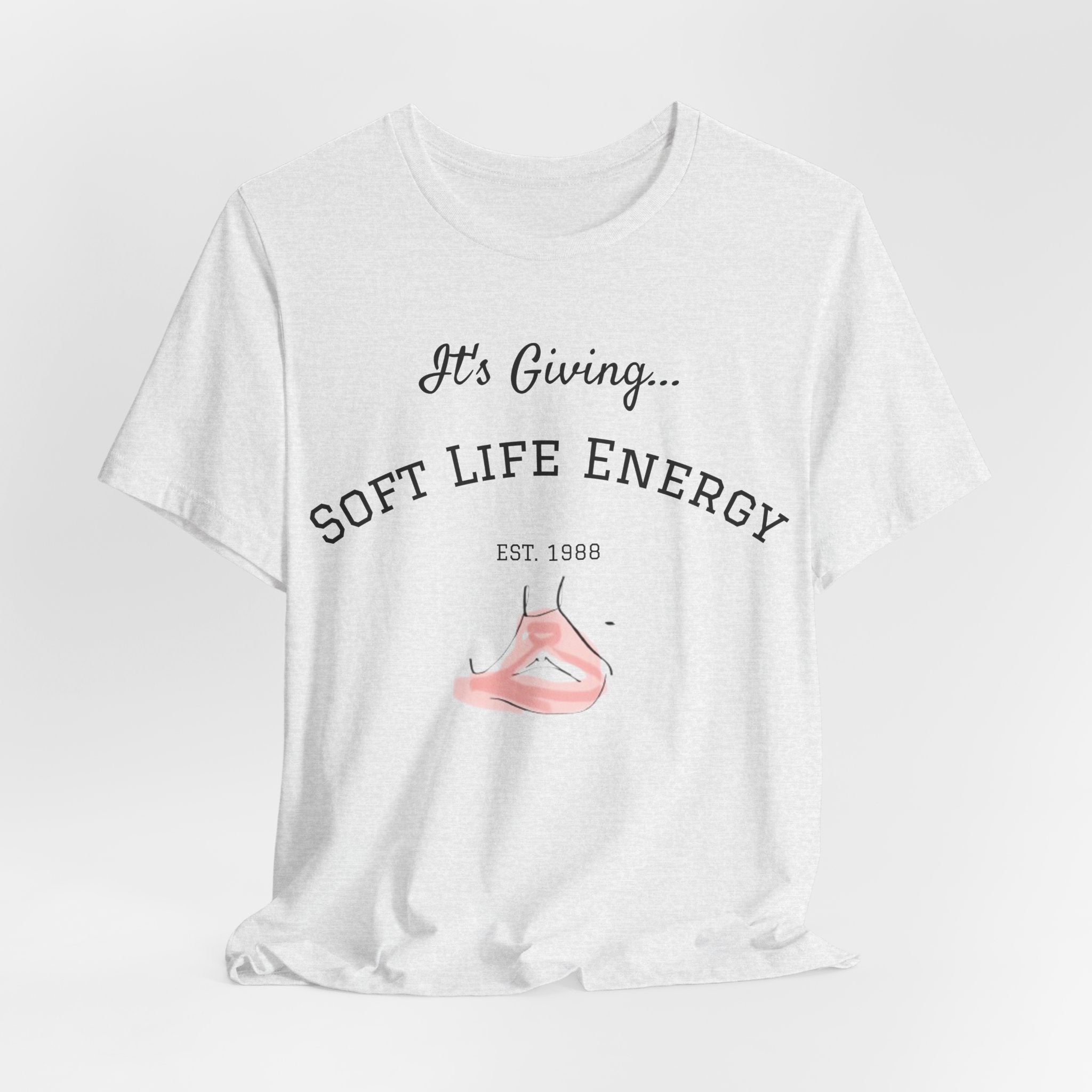 Soft Life Energy Tee by VERNALi — Positive Energy Short Sleeve T-Shirt