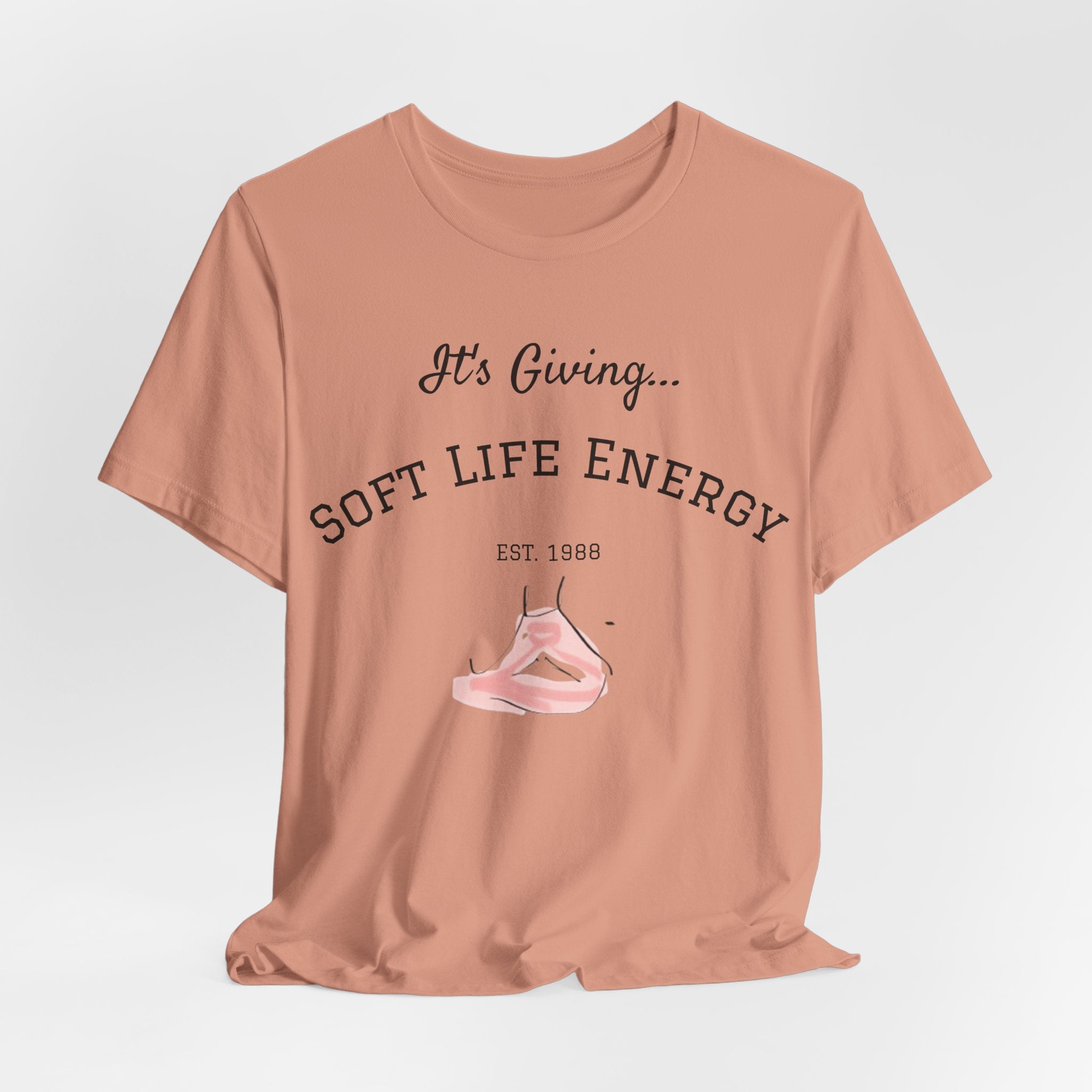 Soft Life Energy Tee by VERNALi — Positive Energy Short Sleeve T-Shirt