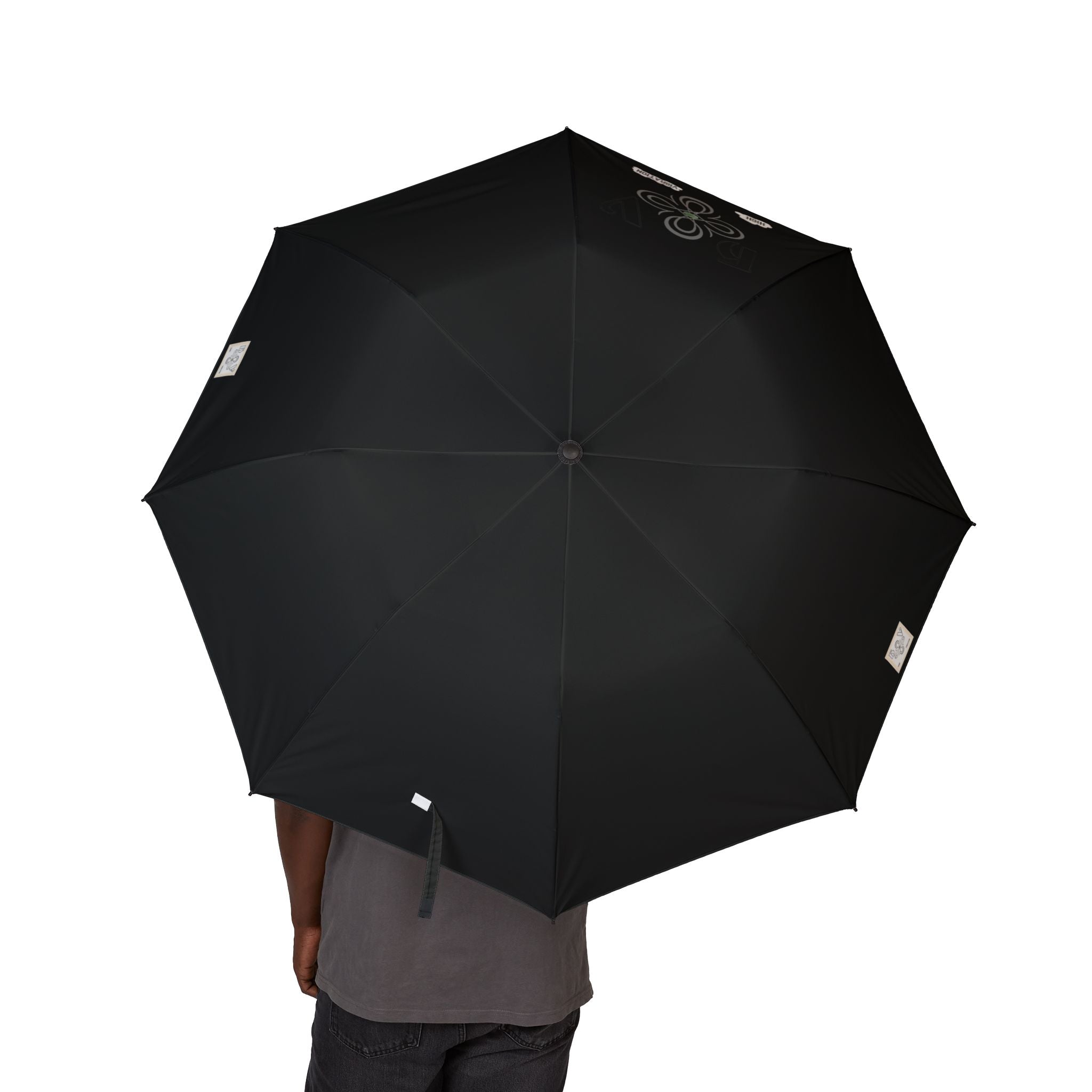 HIGH VIBRATION Compact Semi-Automatic  — Midnight Travel Umbrella