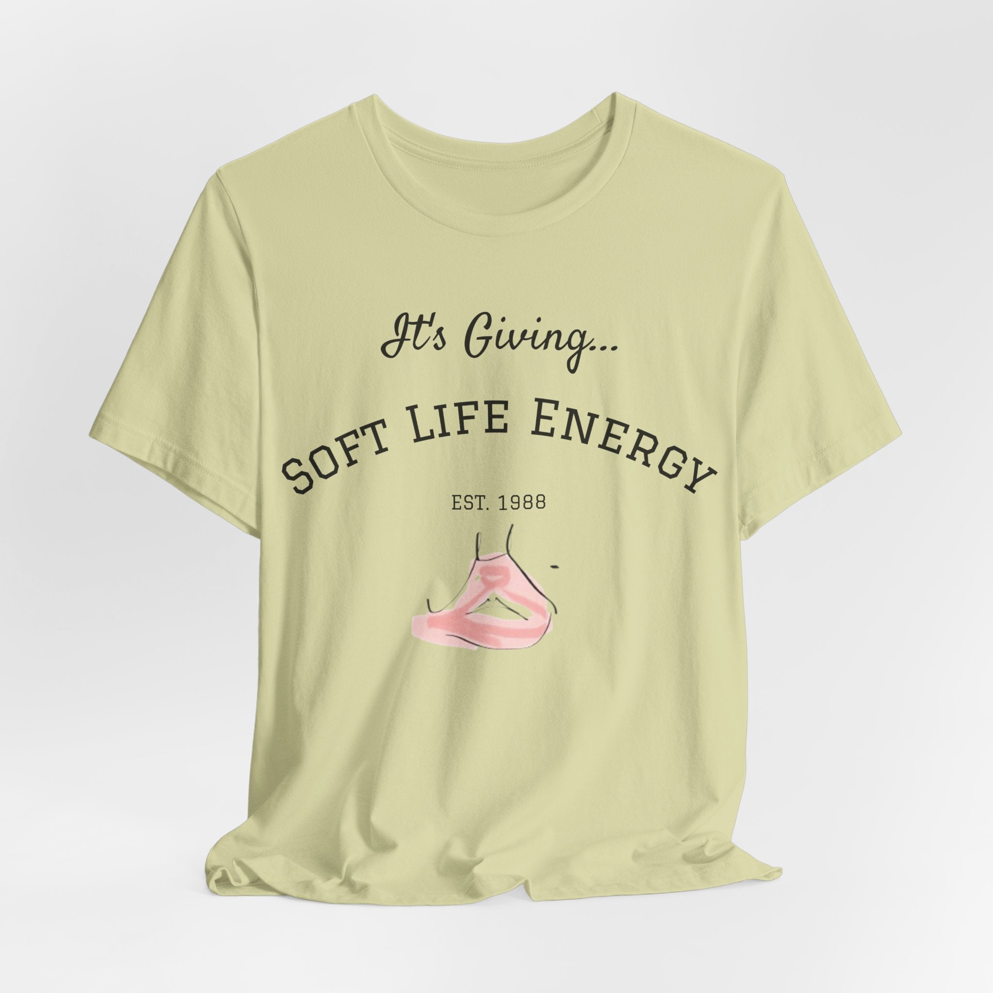 Soft Life Energy Tee by VERNALi — Positive Energy Short Sleeve T-Shirt