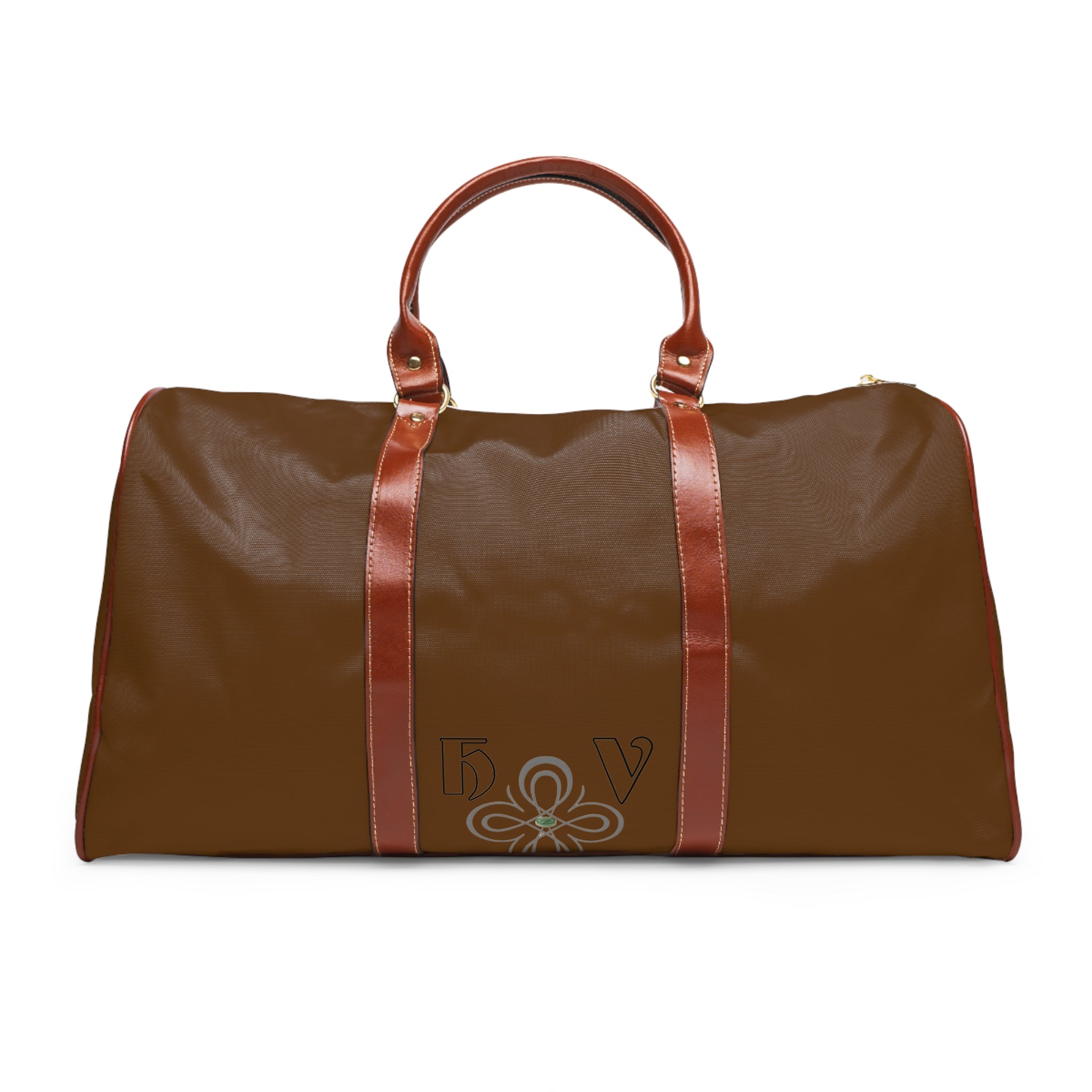 HIGH VIBRATION Waterproof Travel Boss Bag – Mousse Leather-Trim Weekender