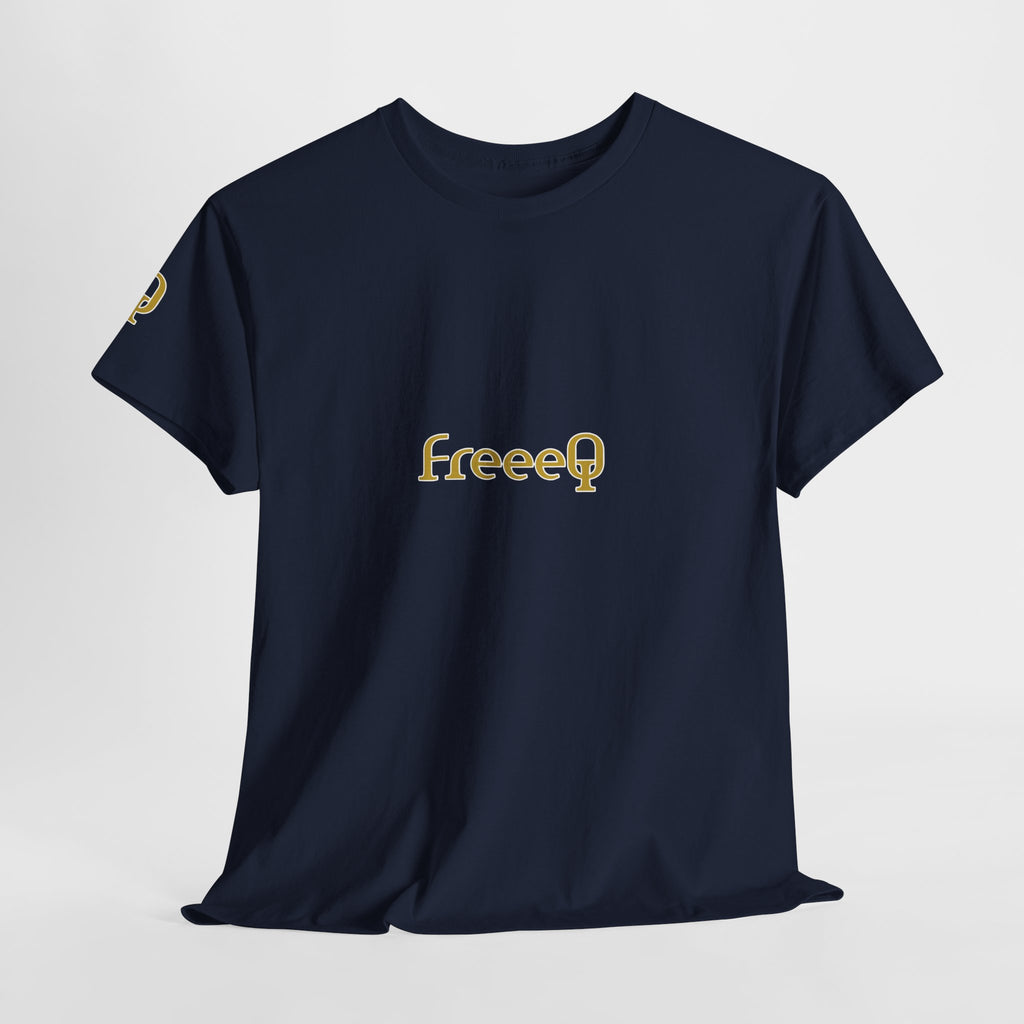 FreeeQ Gold Logo Unisex T‑Shirt — Quality Streetwear Tee