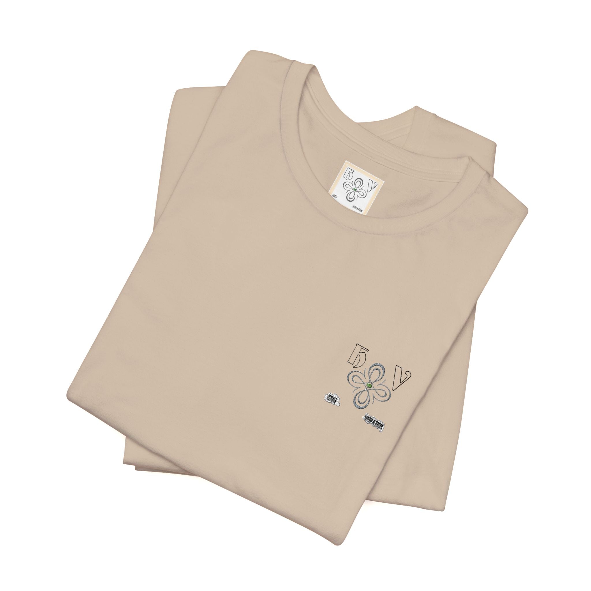 HIGH VIBRATION – Embroidered logo Minimal T-Shirt