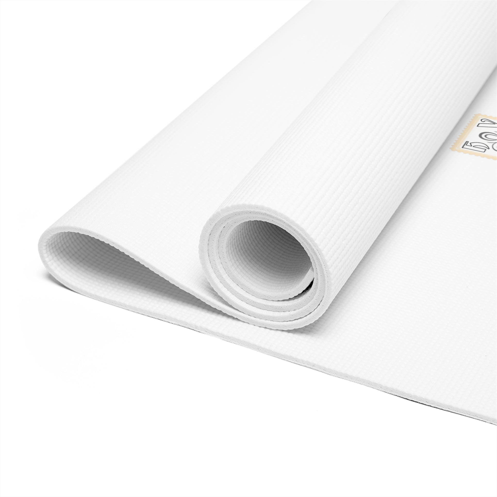 HIGH VIBRATION Meditation Mat — SELENITE Mandala Design, Non-Slip Exercise & Meditation Mat