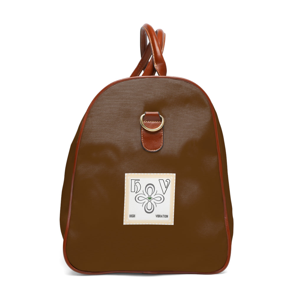 HIGH VIBRATION Waterproof Travel Boss Bag – Mousse Leather-Trim Weekender