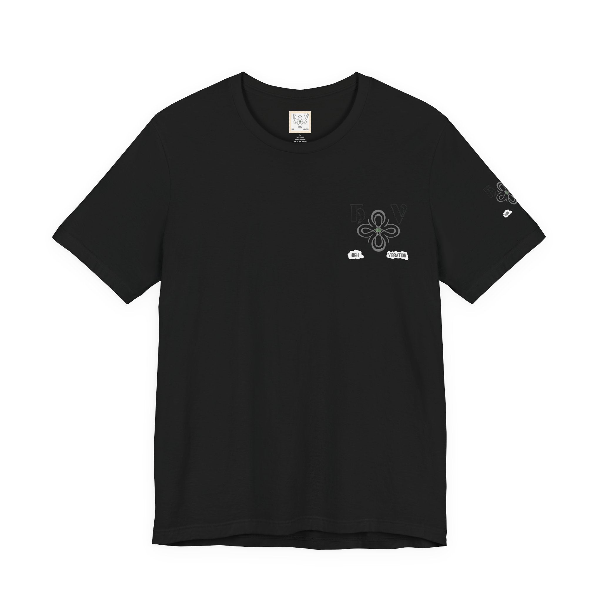 Treacle - High Vibration Tee — Minimal Floral Logo Graphic T-Shirt