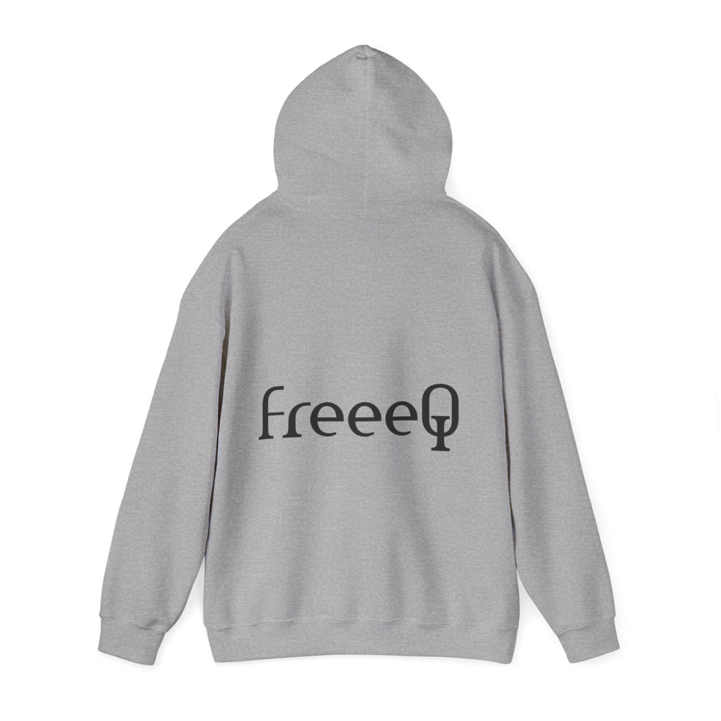 FreeeQ Frequency Number Line Hoodie — FreeeQ Meditation & Manifest Energy