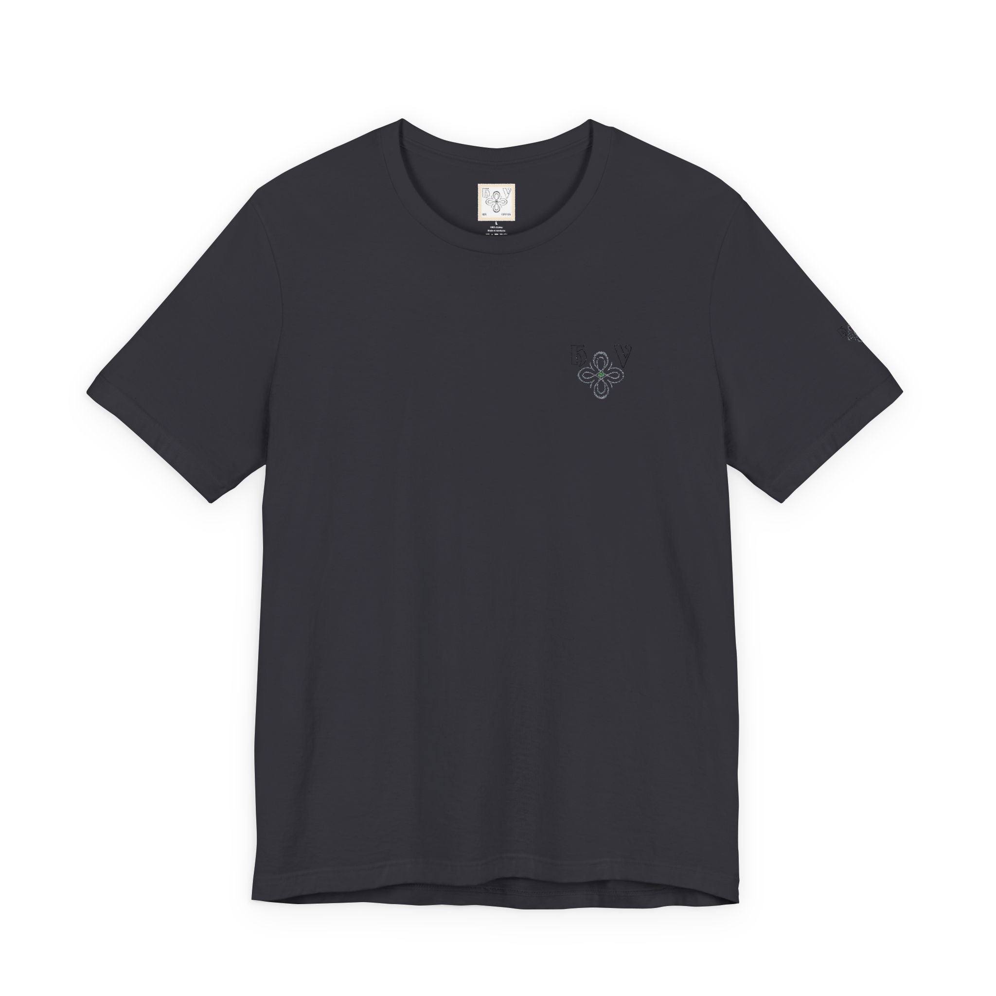 HIGH VIBRATION – Embroidered logo Minimal T-Shirt