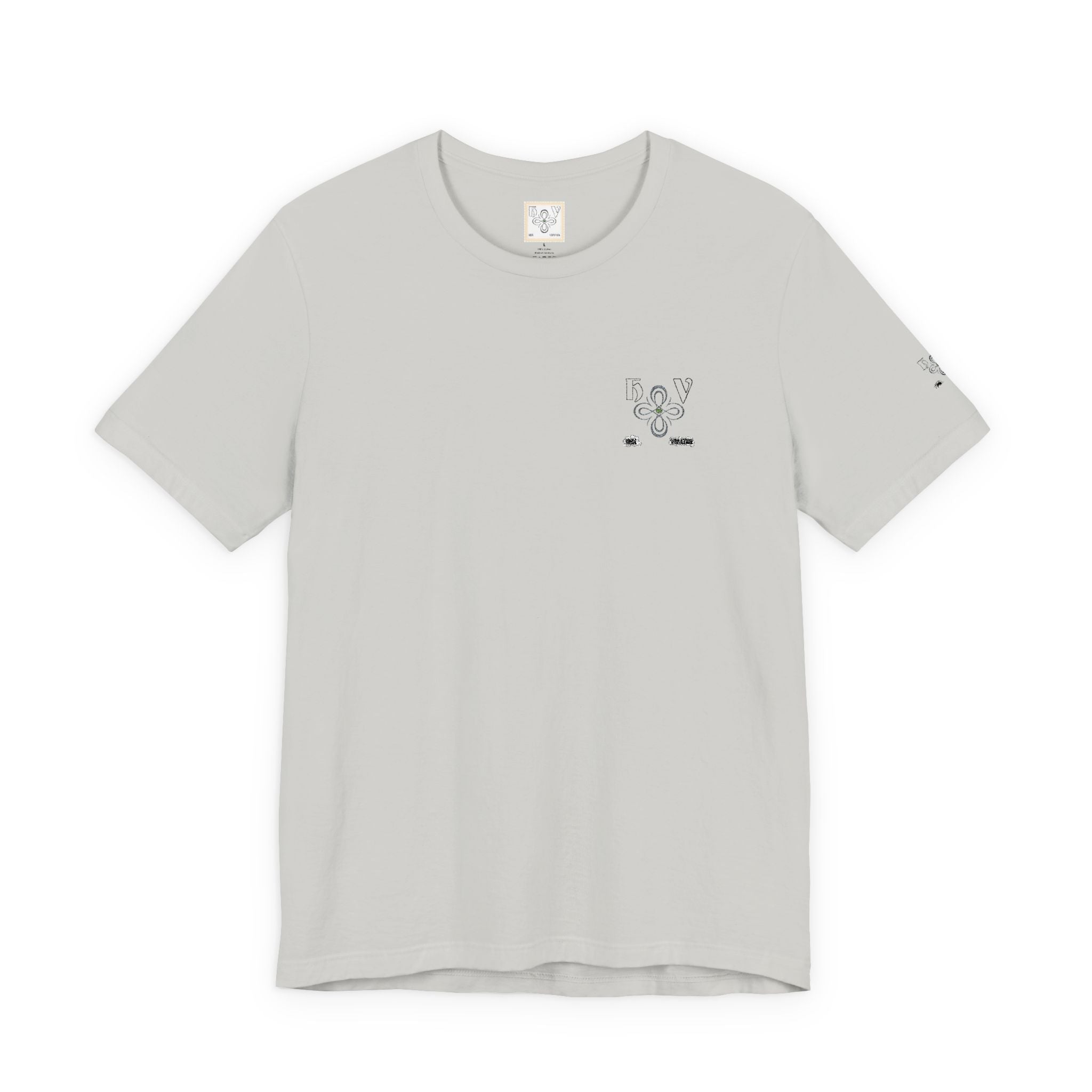 HIGH VIBRATION – Embroidered logo Minimal T-Shirt