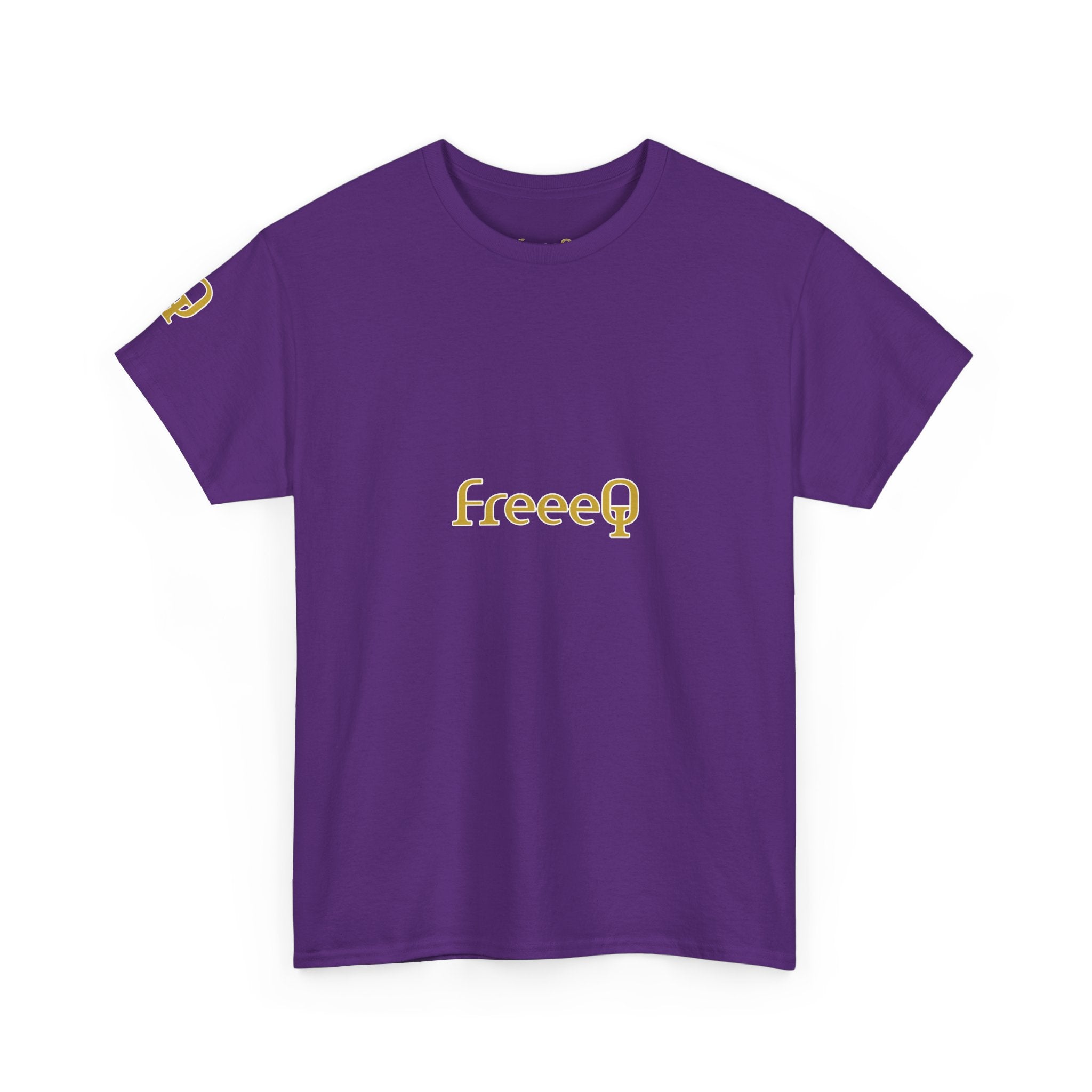 FreeeQ Gold Logo Unisex T‑Shirt — Quality Streetwear Tee