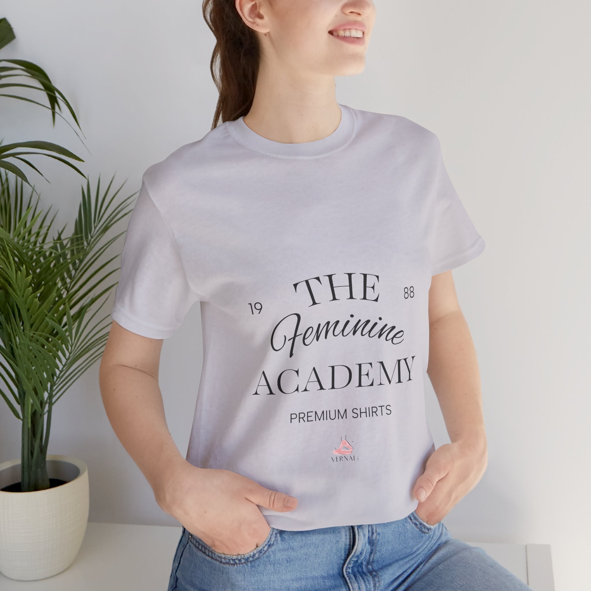 The Feminine Academy Tee by VERNALi — Positive Energy Short Sleeve T-Shirt