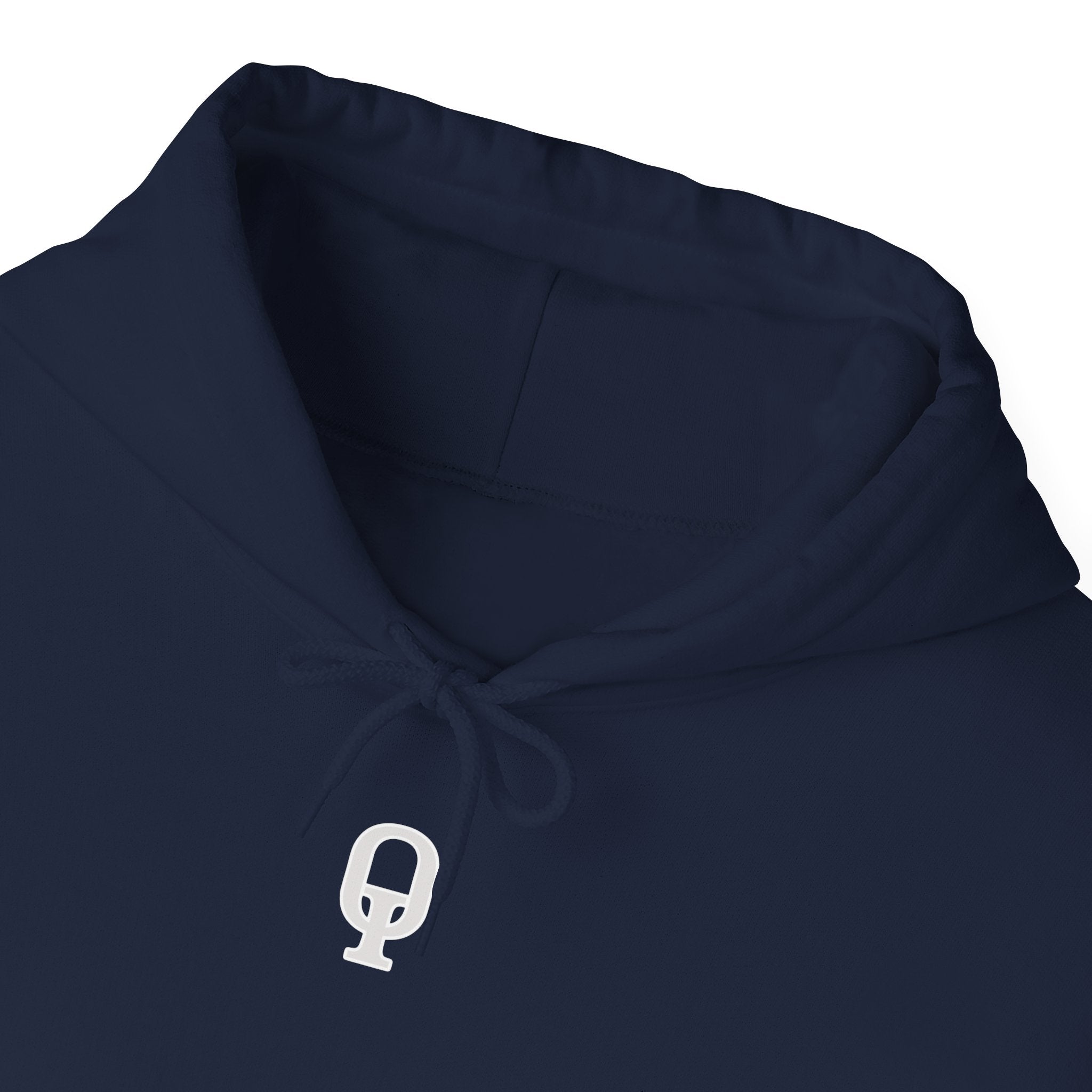 FreeeQ Clean Logo Hoodie — Minimalist Branded Dark Range Pullover