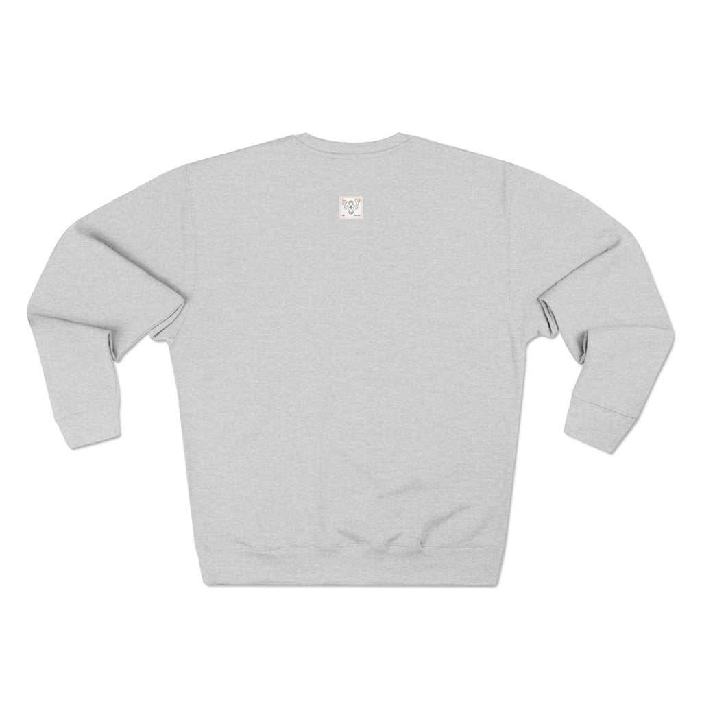 HIGH VIBRATION Chakra Sweatshirt - Minimal plus Classic Back Logo