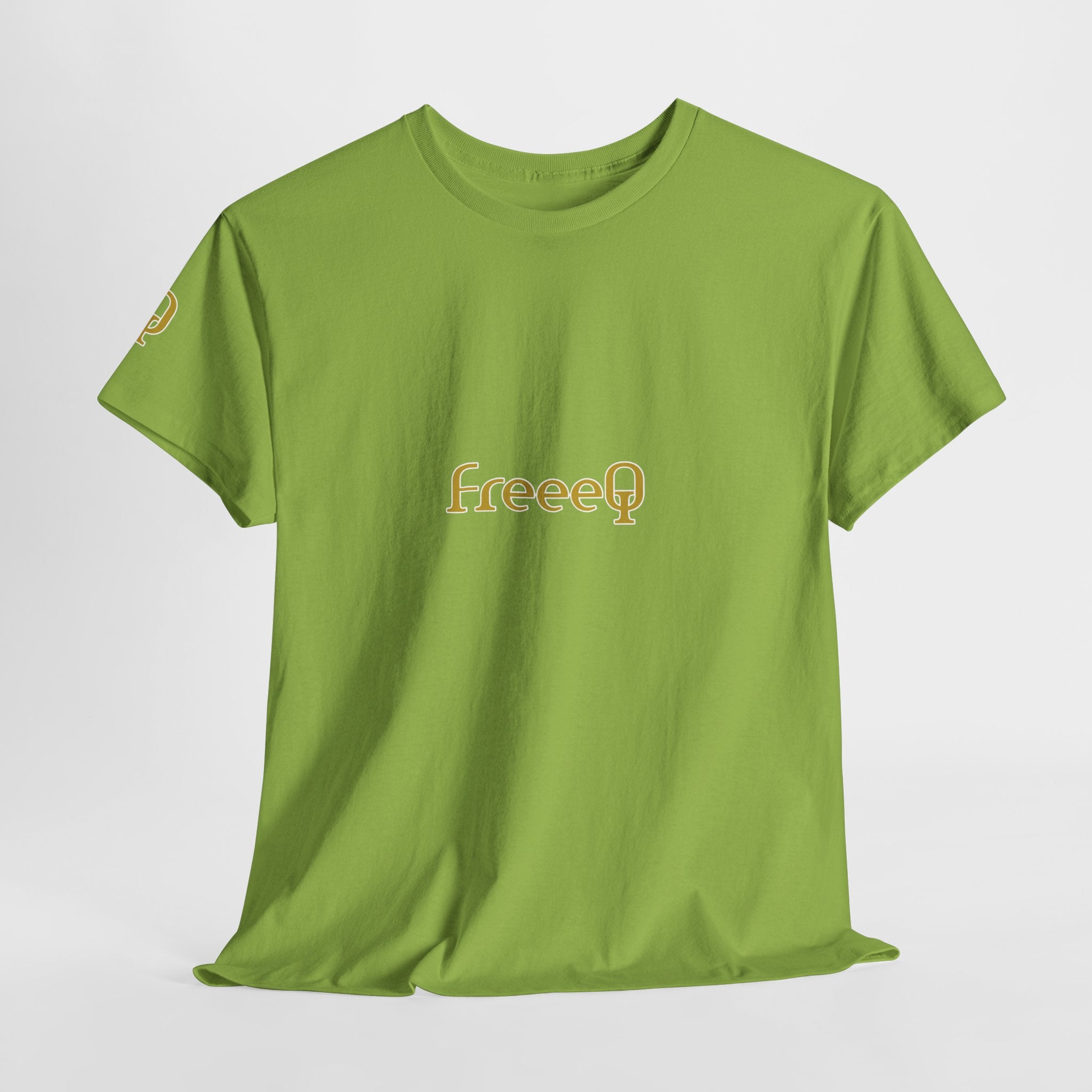 FreeeQ Gold Logo Unisex T‑Shirt — Quality Streetwear Tee