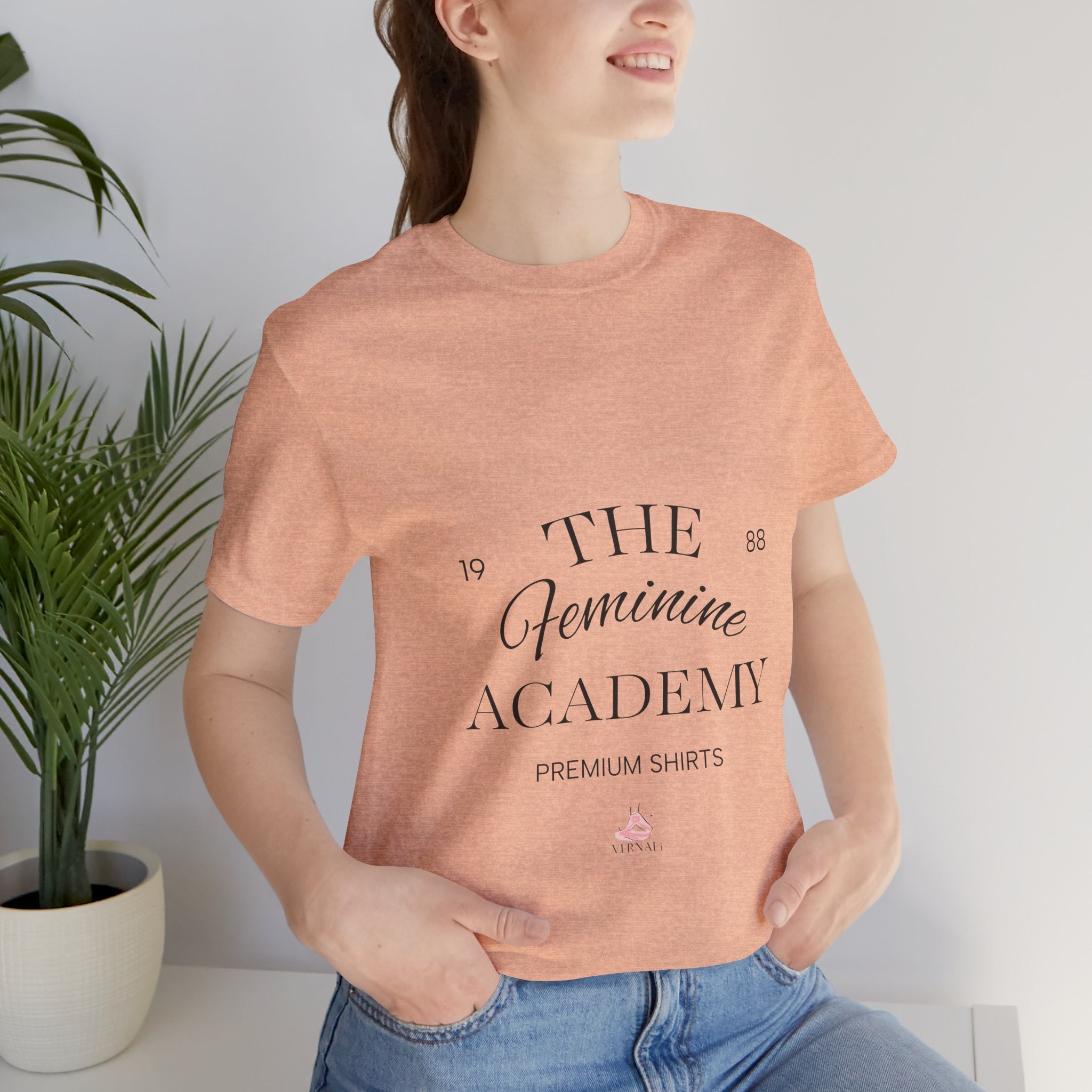 The Feminine Academy Tee by VERNALi — Positive Energy Short Sleeve T-Shirt