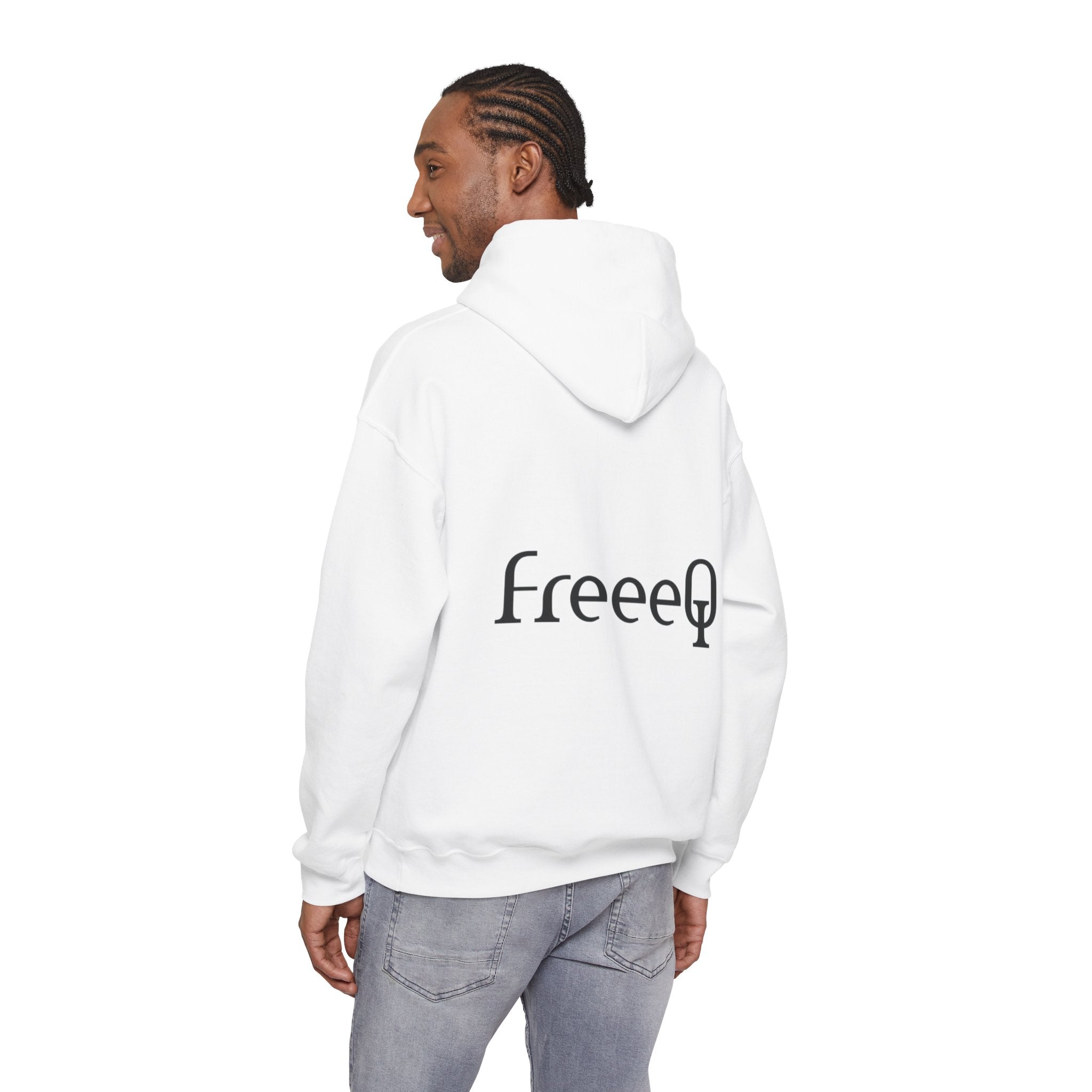 FreeeQ Frequency Number Line Hoodie — FreeeQ Meditation & Manifest Energy