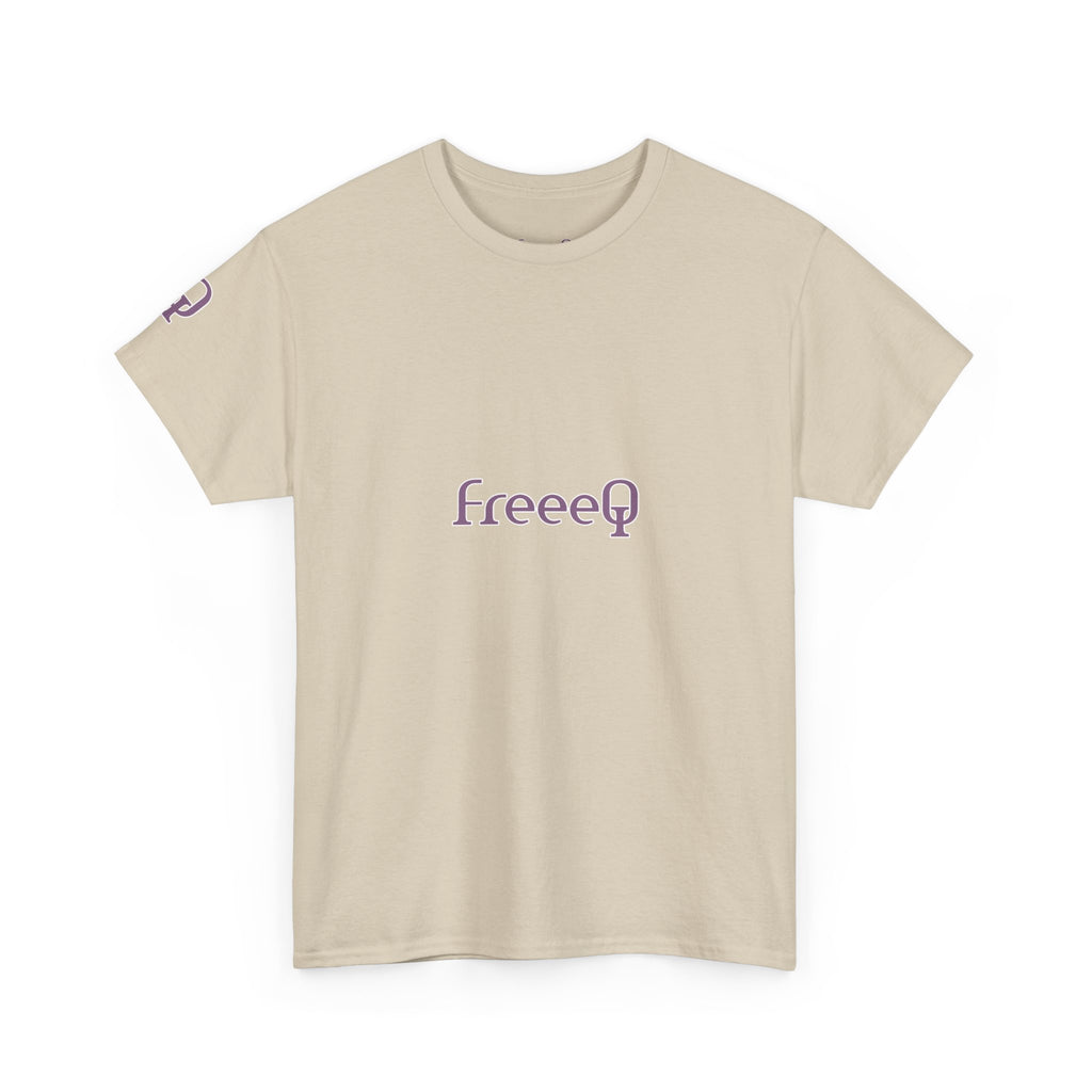 FreeeQ Purple Logo Unisex T‑Shirt — Quality Streetwear Tee