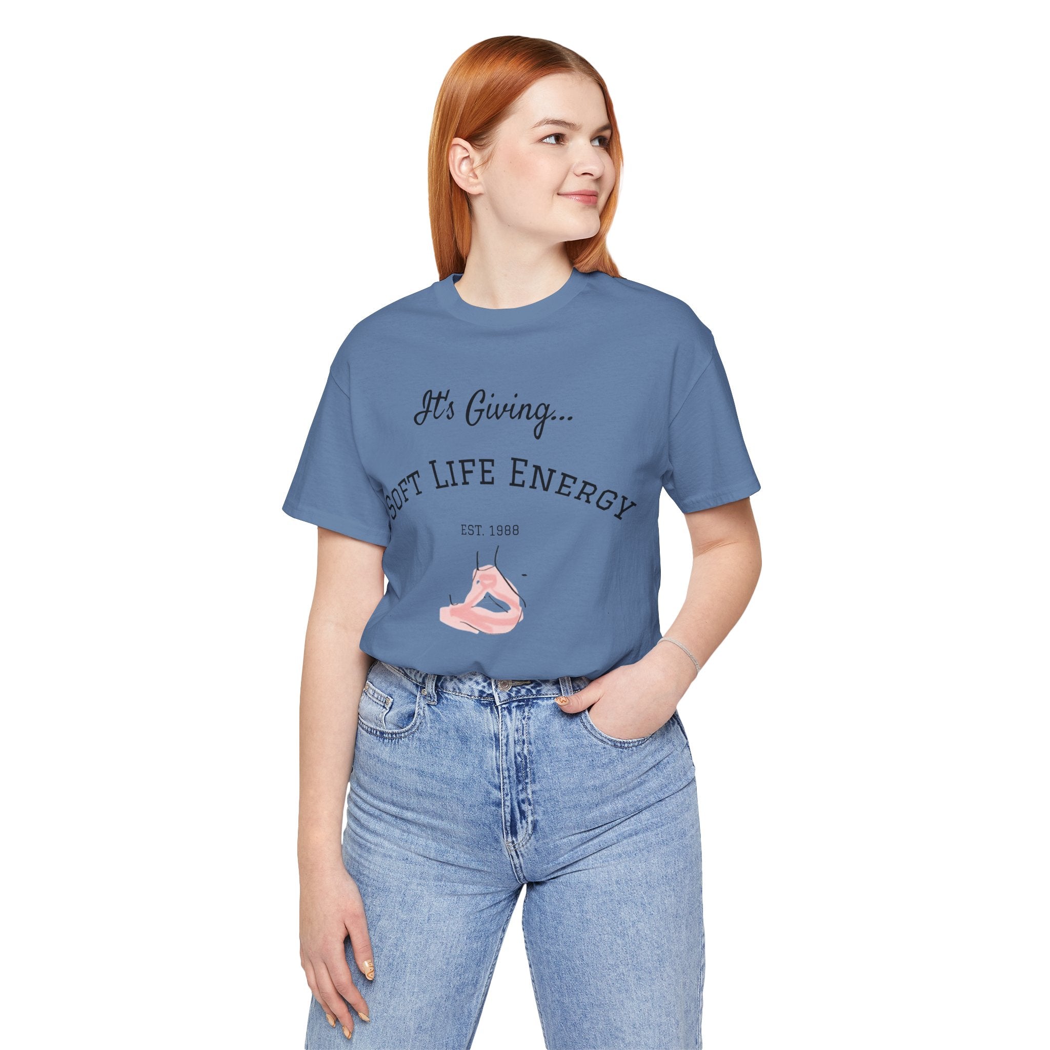 Soft Life Energy Tee by VERNALi — Positive Energy Short Sleeve T-Shirt