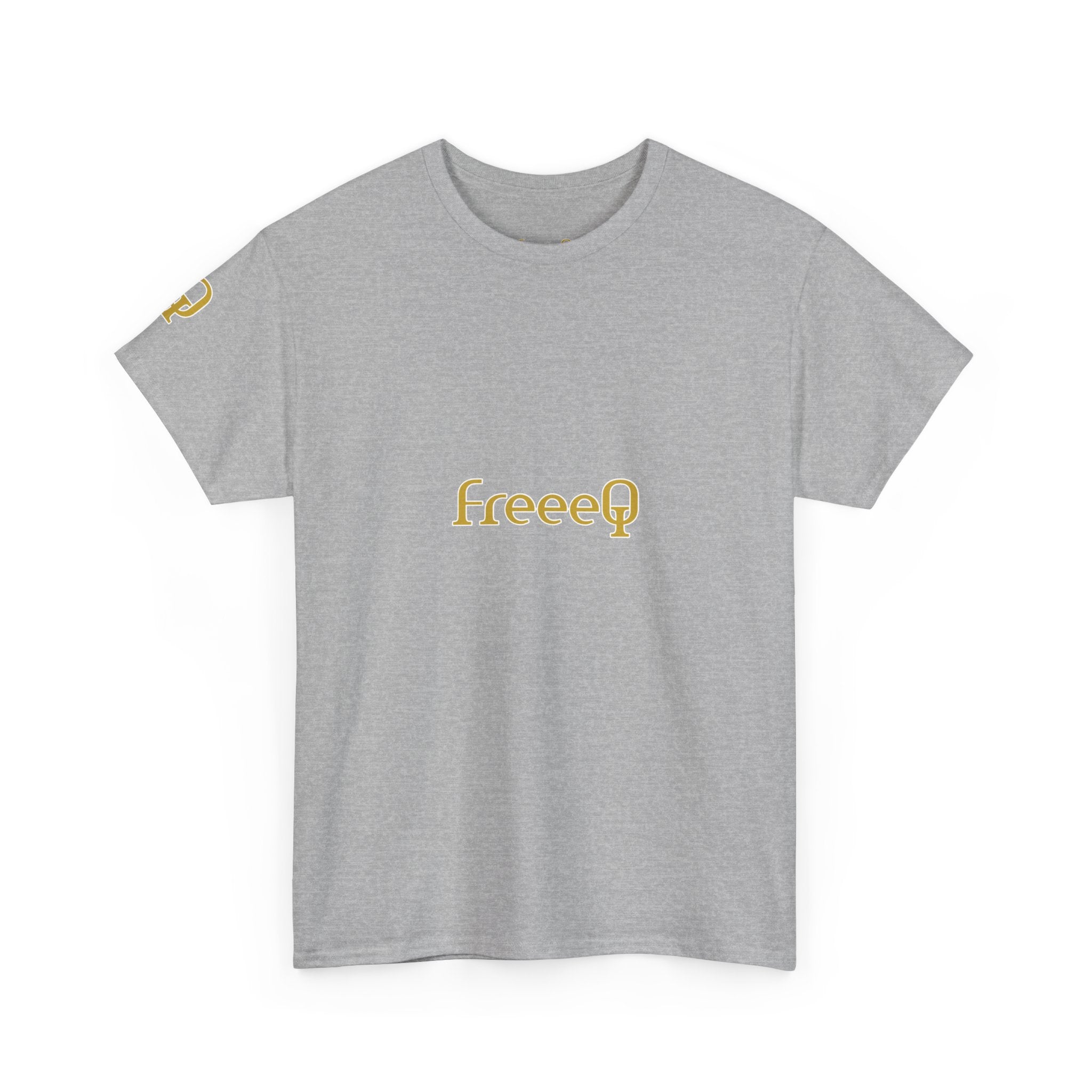 FreeeQ Gold Logo Unisex T‑Shirt — Quality Streetwear Tee