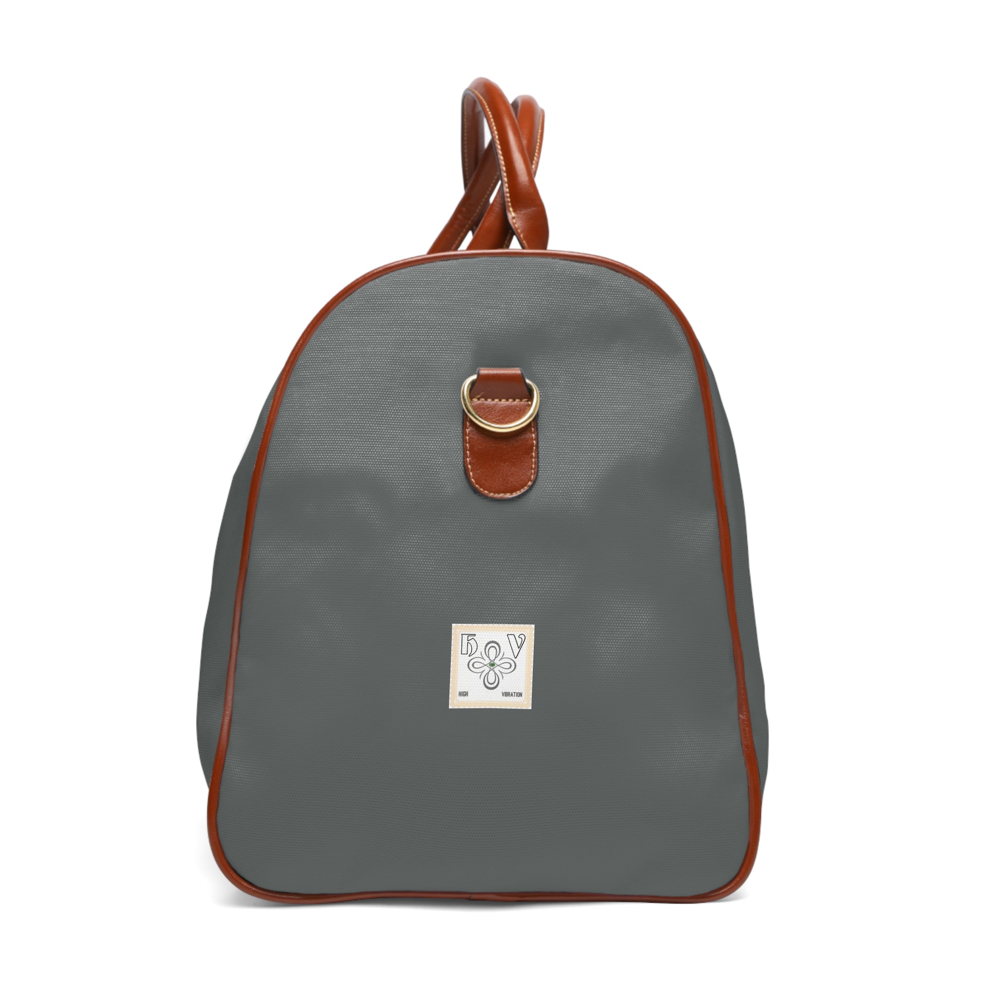 HIGH VIBRATION Waterproof Travel Boss Bag – Shadow | Leather-Trim Weekender