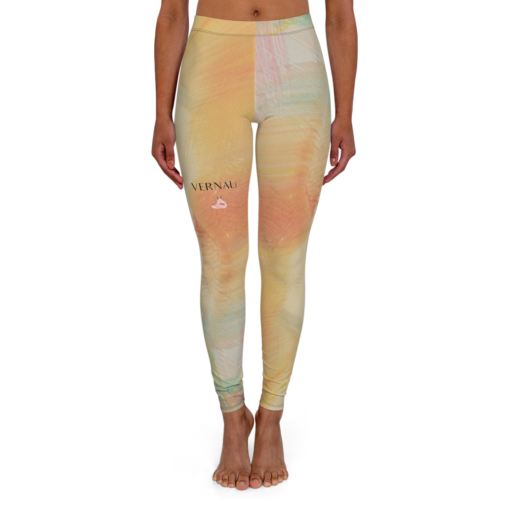 Opalite Colour Blend Leggings by VERNALi — Women's High-Waist Pattern Yoga Leggings