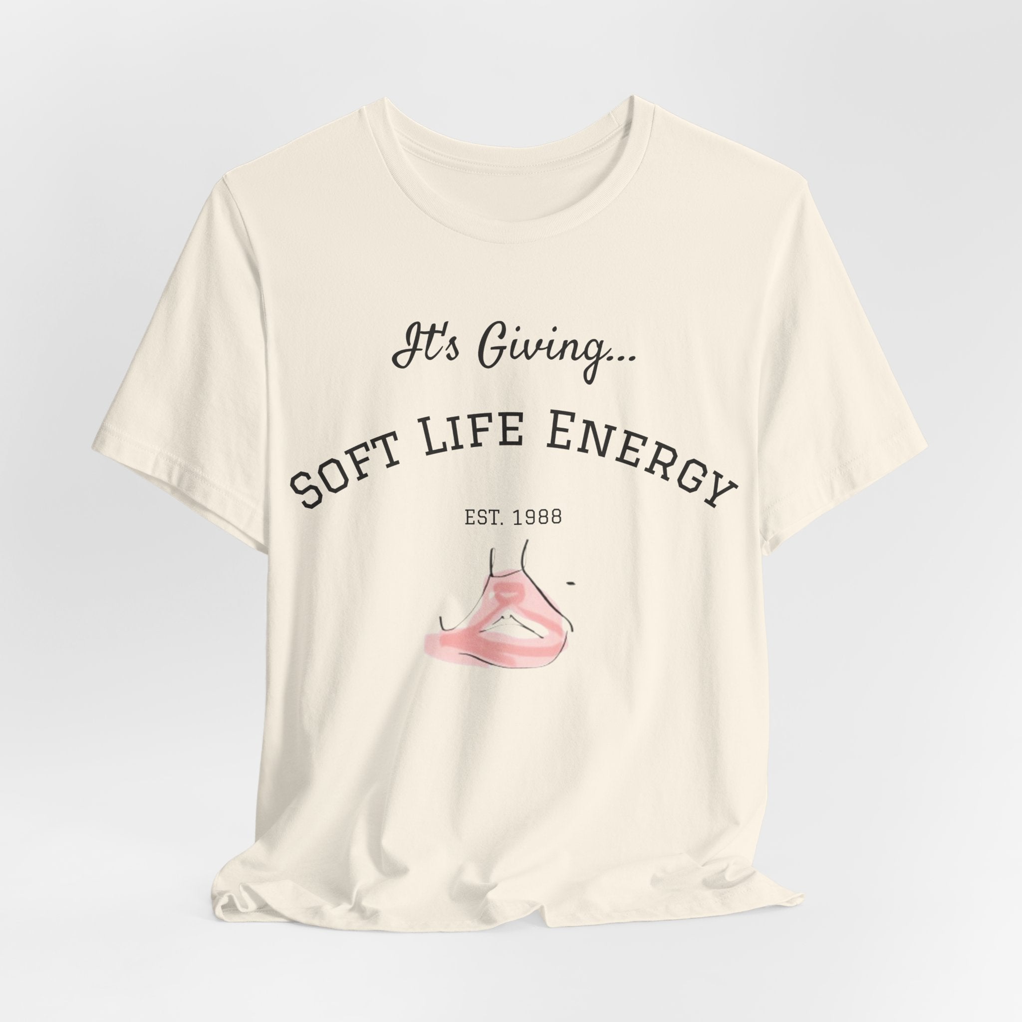 Soft Life Energy Tee by VERNALi — Positive Energy Short Sleeve T-Shirt
