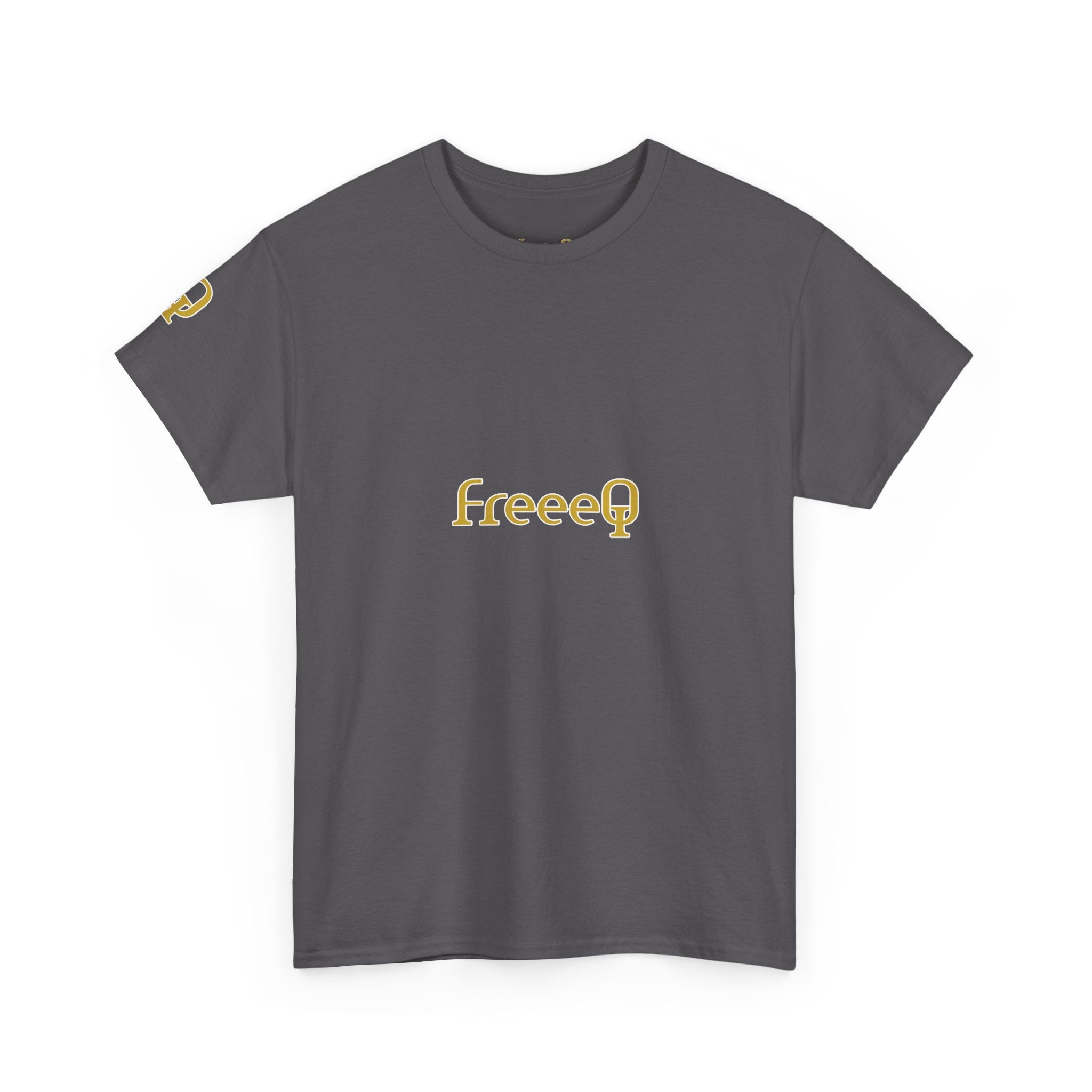 FreeeQ Gold Logo Unisex T‑Shirt — Quality Streetwear Tee