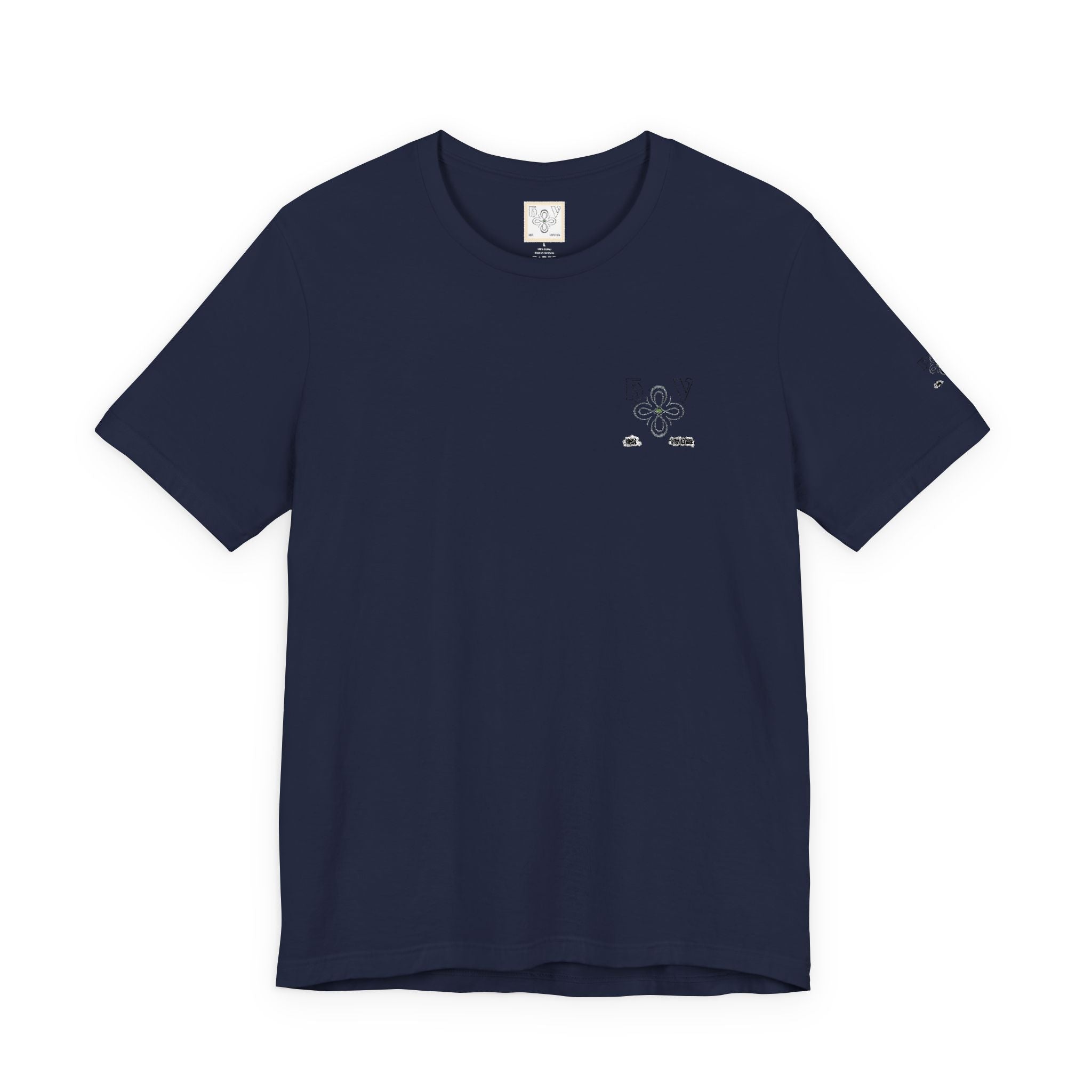 HIGH VIBRATION – Embroidered logo Minimal T-Shirt