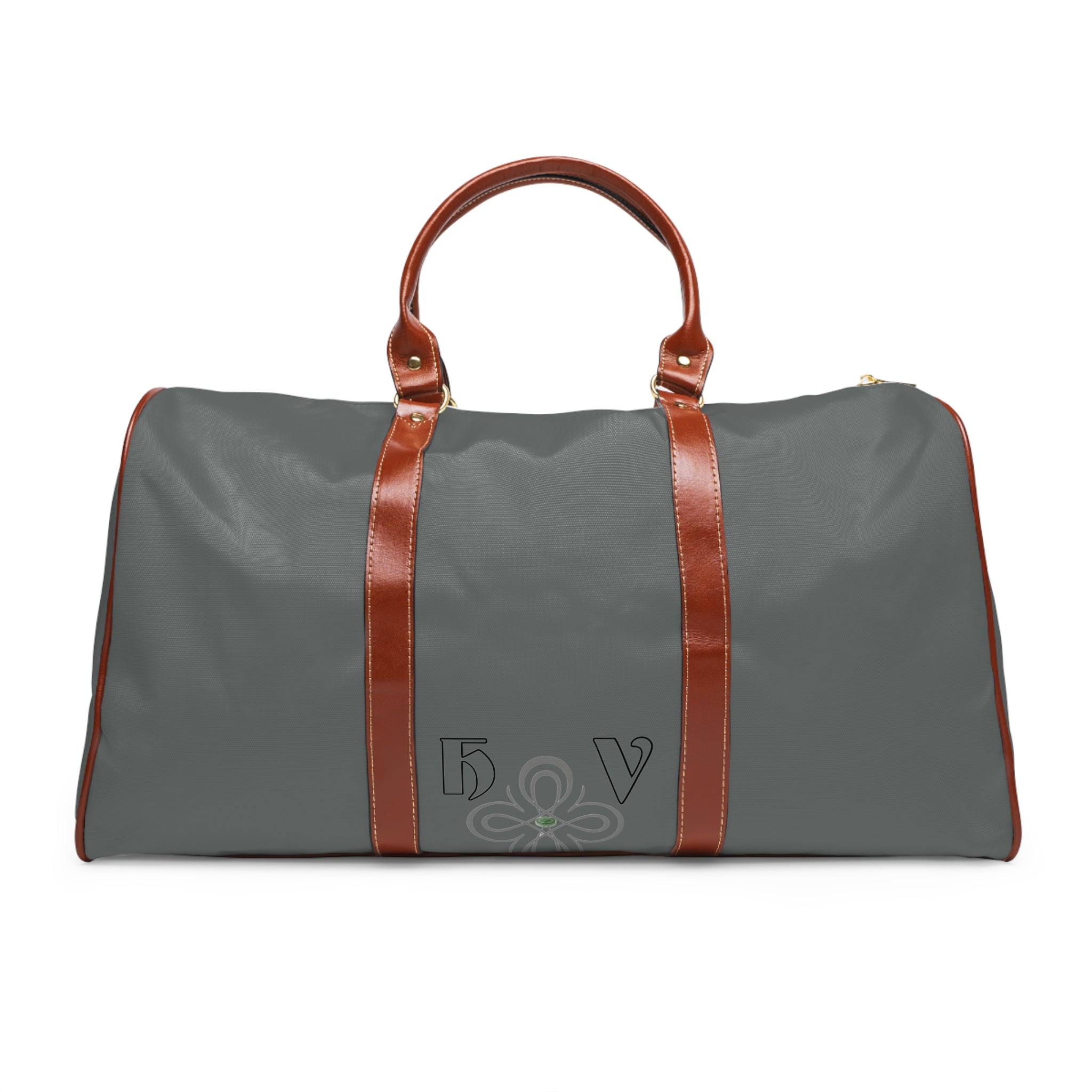 HIGH VIBRATION Waterproof Travel Boss Bag – Shadow | Leather-Trim Weekender