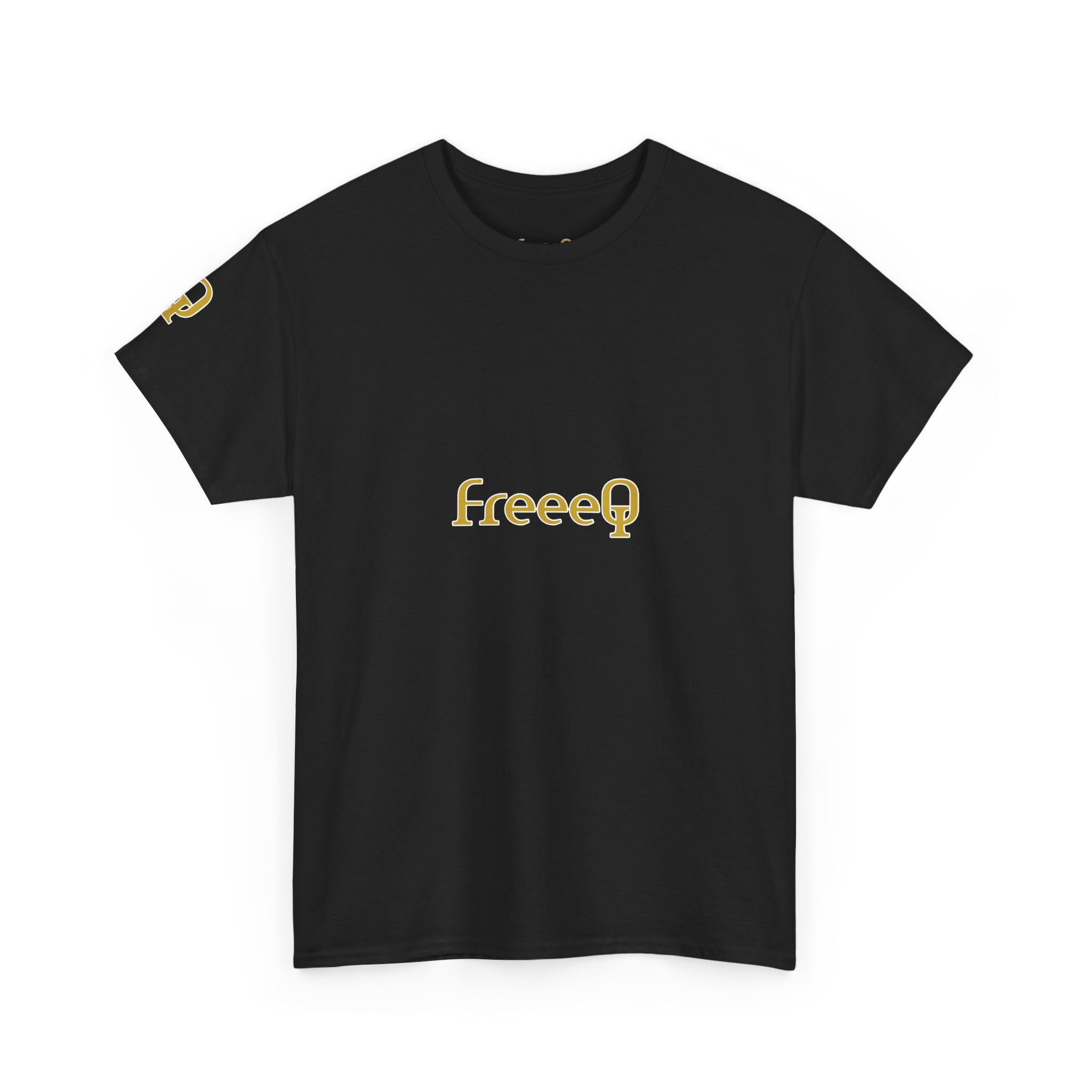 FreeeQ Gold Logo Unisex T‑Shirt — Quality Streetwear Tee