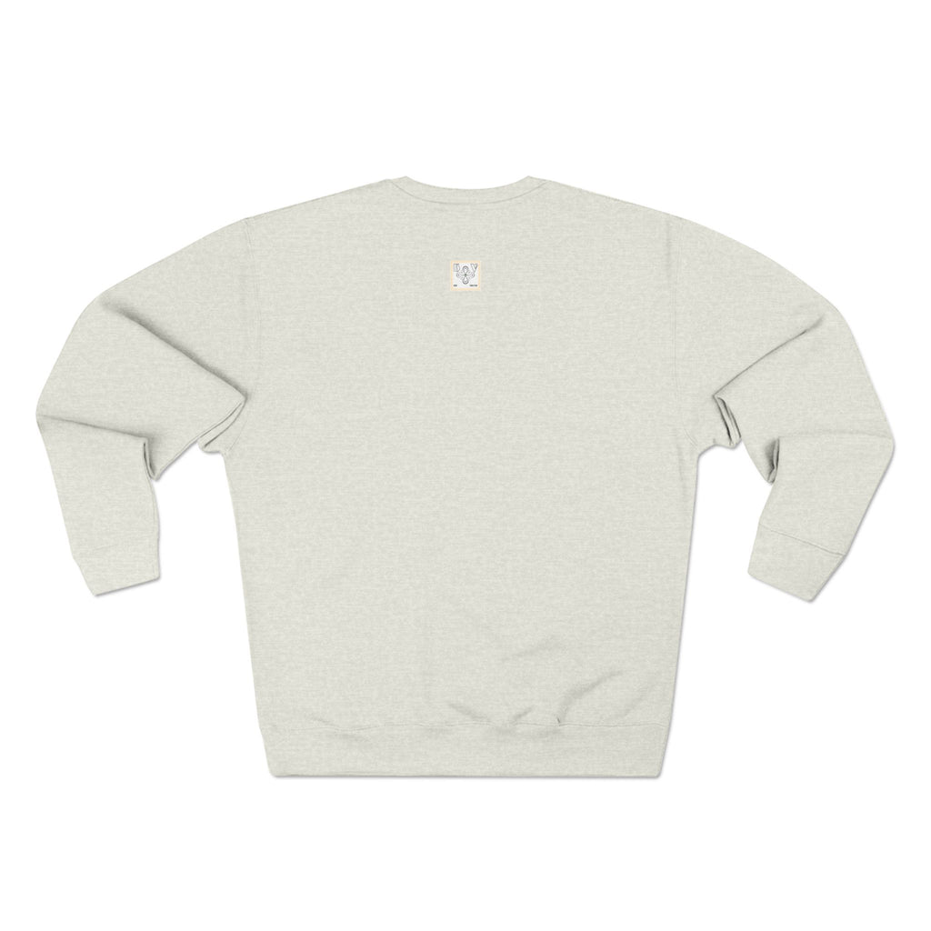 HIGH VIBRATION Chakra Sweatshirt - Minimal plus Classic Back Logo