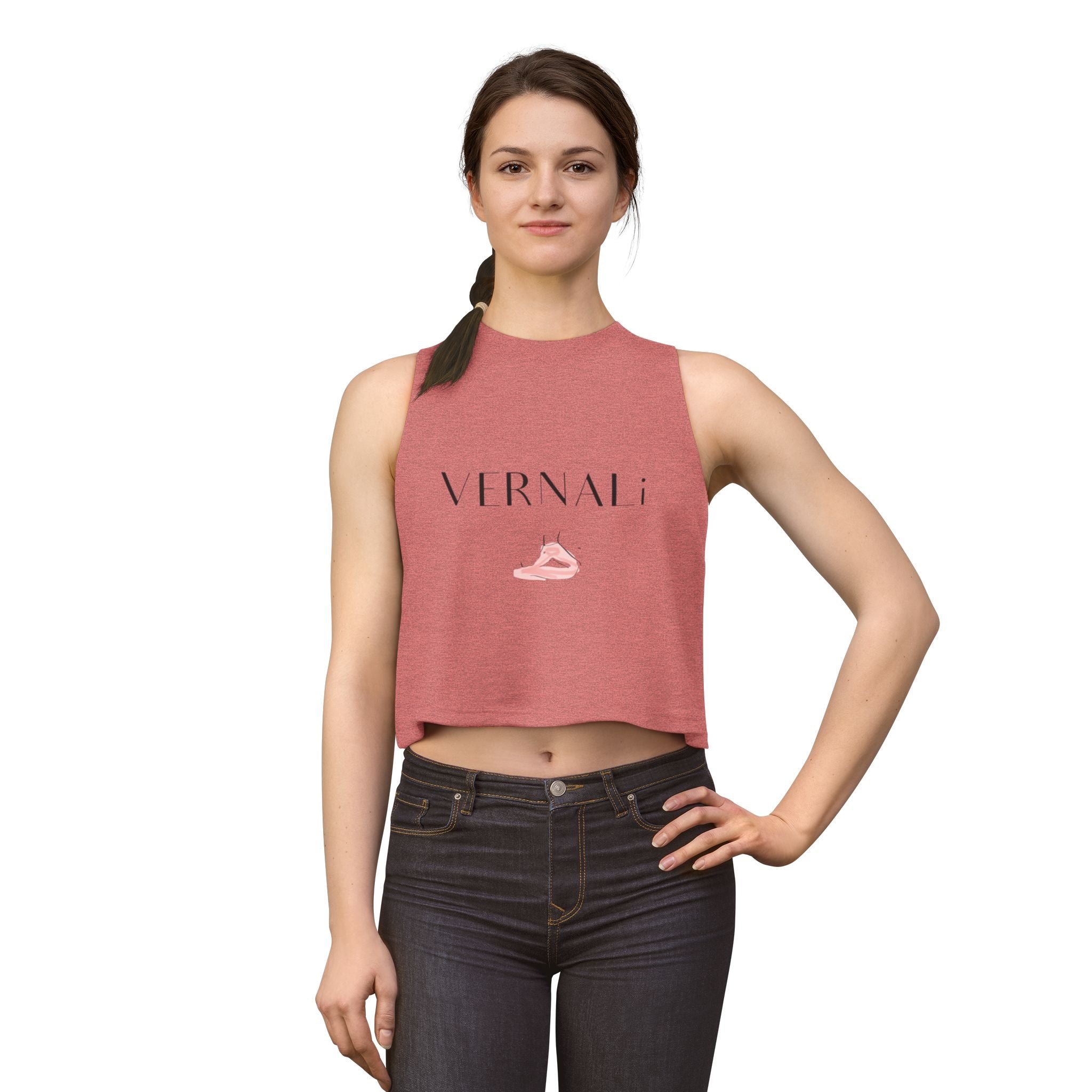 Yoga Crop Top by VERNALi - Women's Workout Crop Top