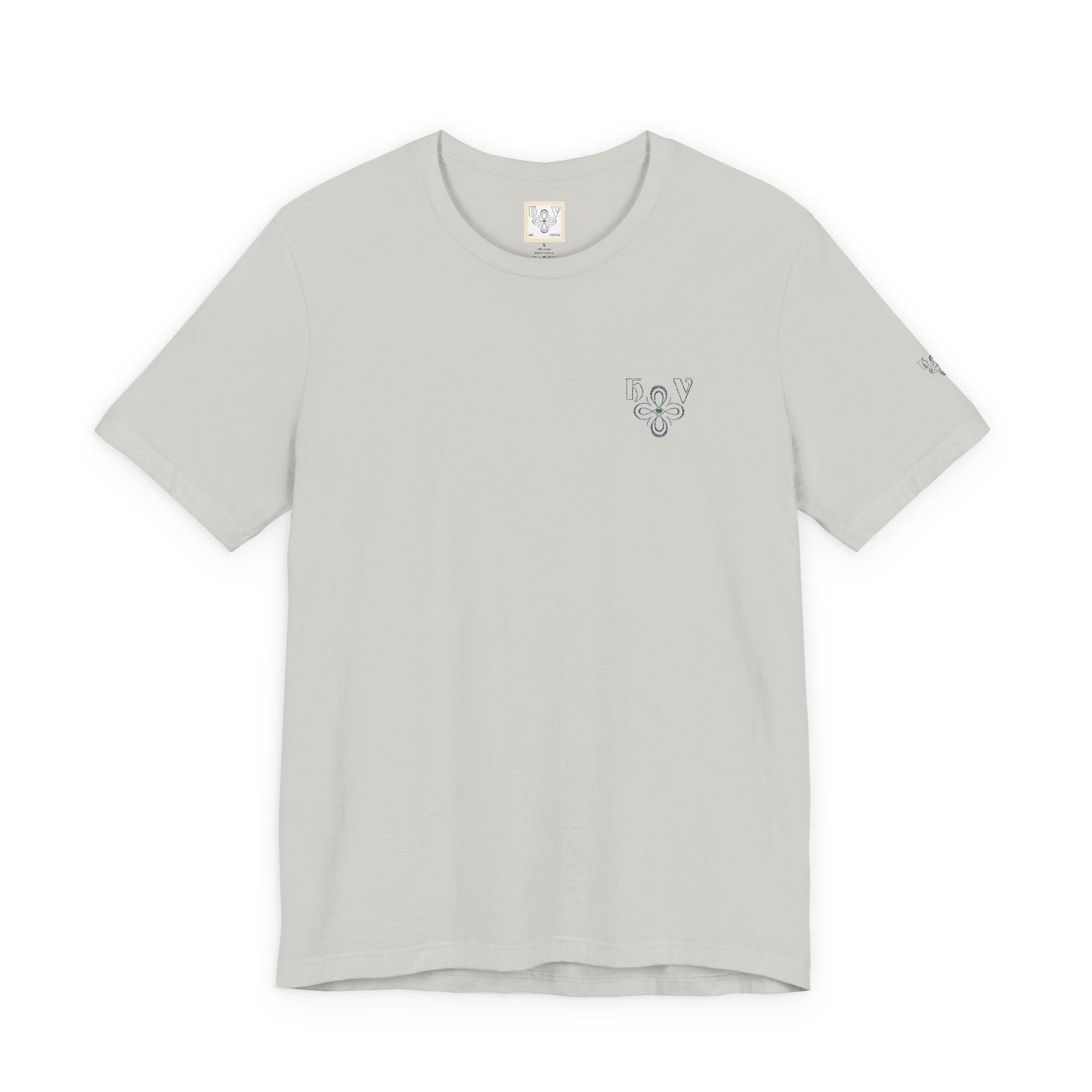 HIGH VIBRATION – Embroidered logo Minimal T-Shirt
