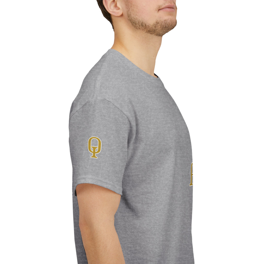 FreeeQ Gold Logo Unisex T‑Shirt — Quality Streetwear Tee