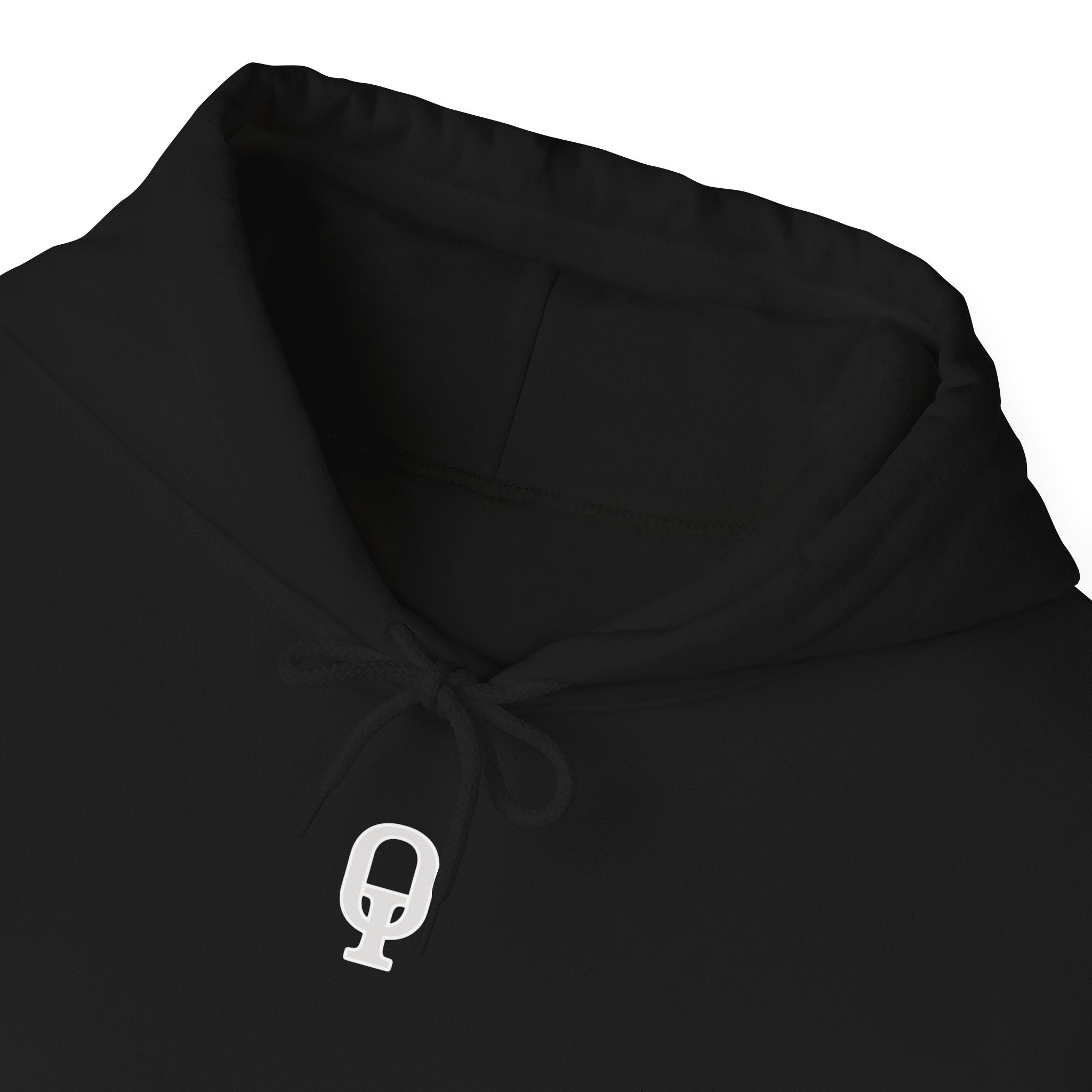 FreeeQ Clean Logo Hoodie — Minimalist Branded Dark Range Pullover