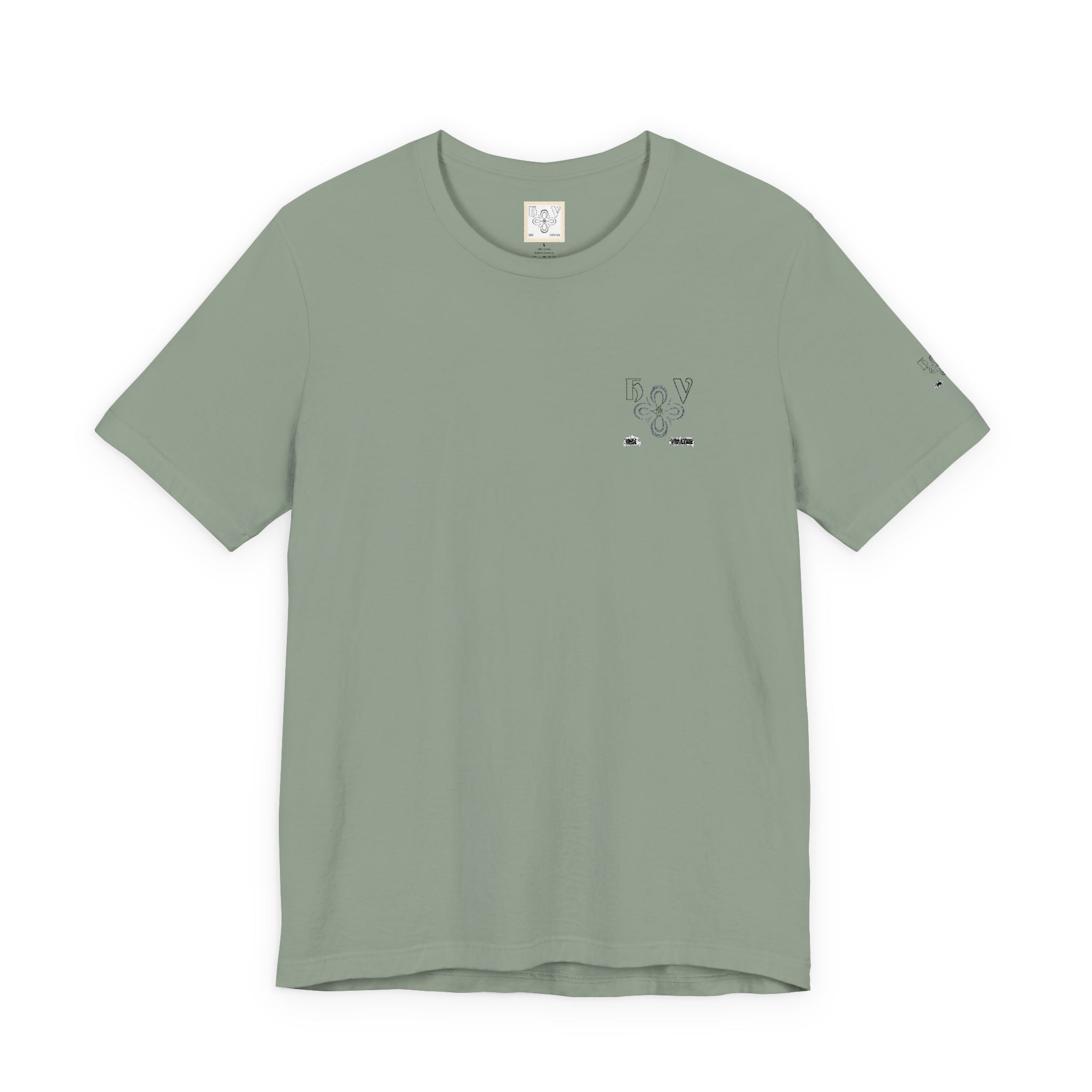 HIGH VIBRATION – Embroidered logo Minimal T-Shirt