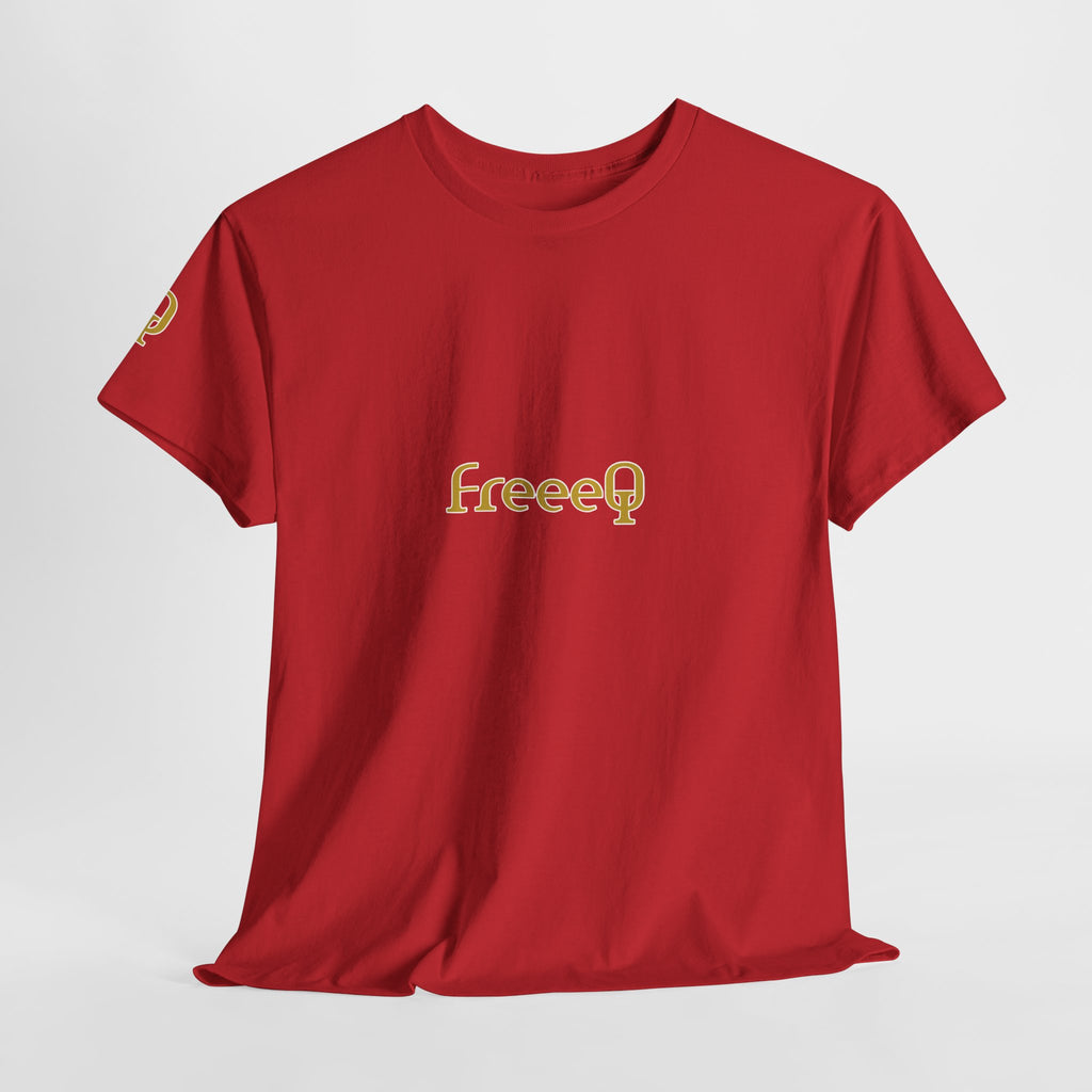 FreeeQ Gold Logo Unisex T‑Shirt — Quality Streetwear Tee
