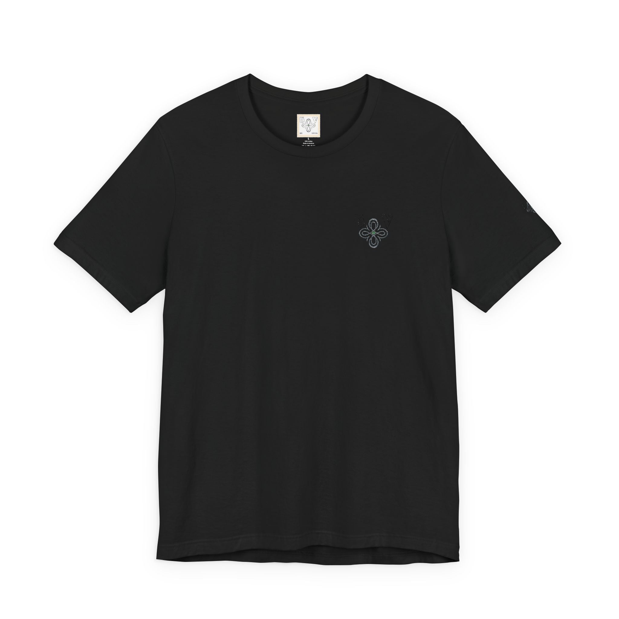 HIGH VIBRATION – Embroidered logo Minimal T-Shirt