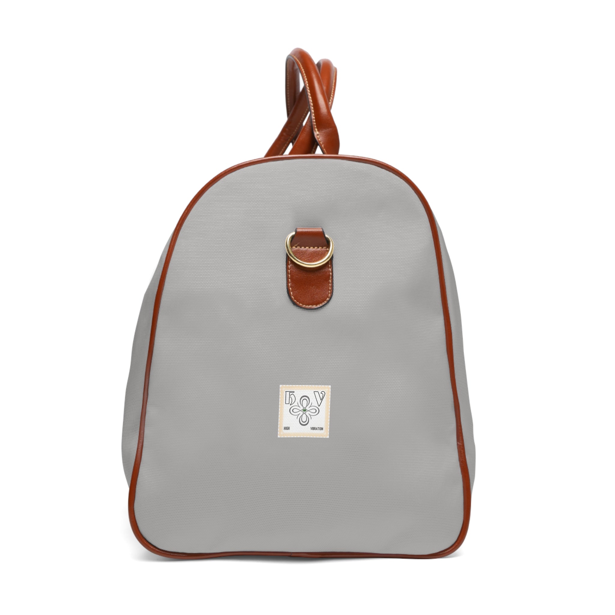 HIGH VIBRATION Waterproof Travel Boss Bag – Slate | Leather-Trim Weekender