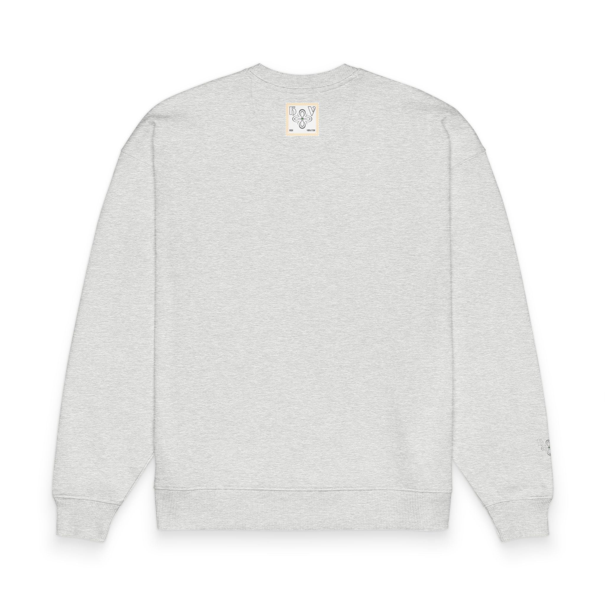 HIGH VIBRATION MANIFEST Sweatshirt — New Organic Oversized  Minimalist Collection