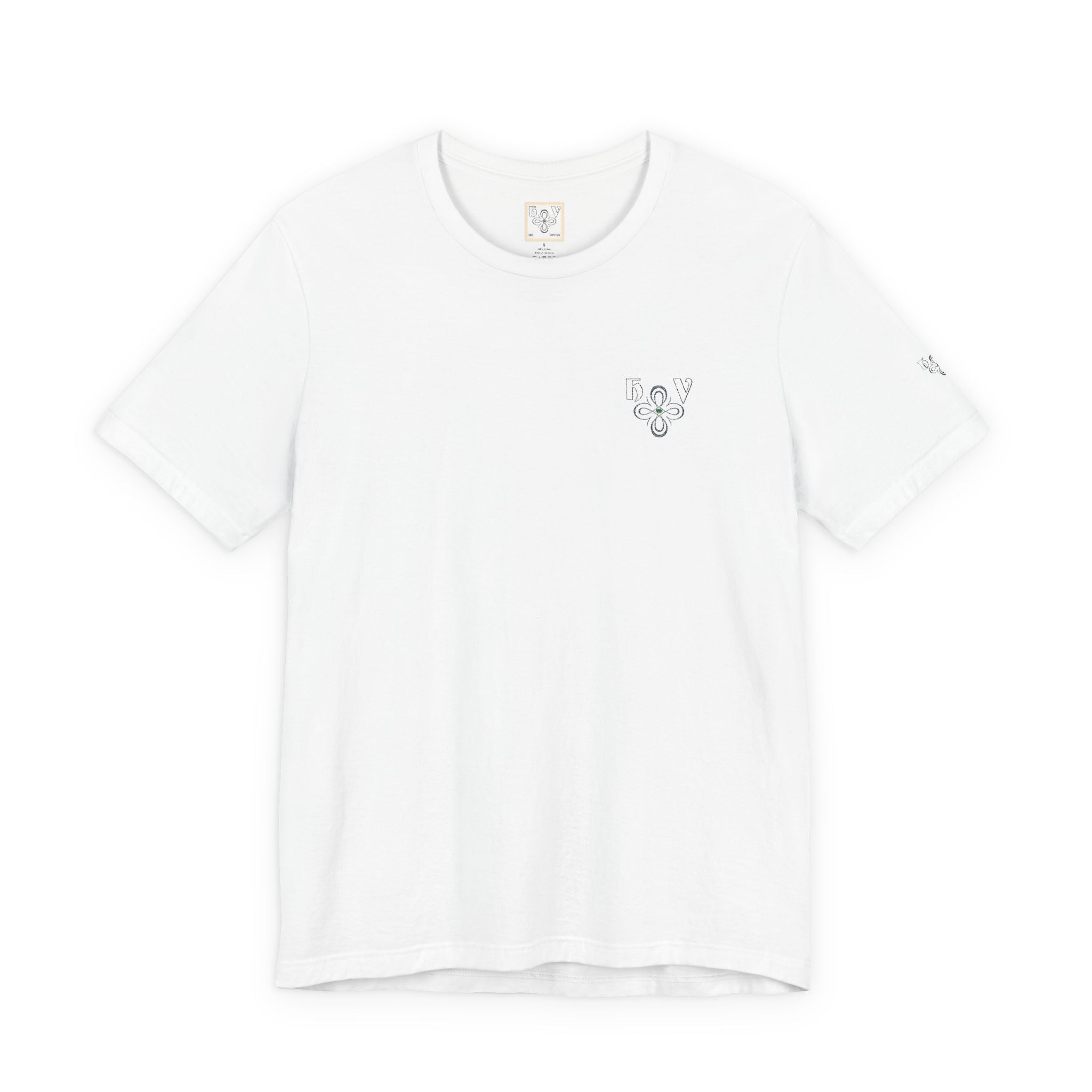 HIGH VIBRATION – Embroidered logo Minimal T-Shirt