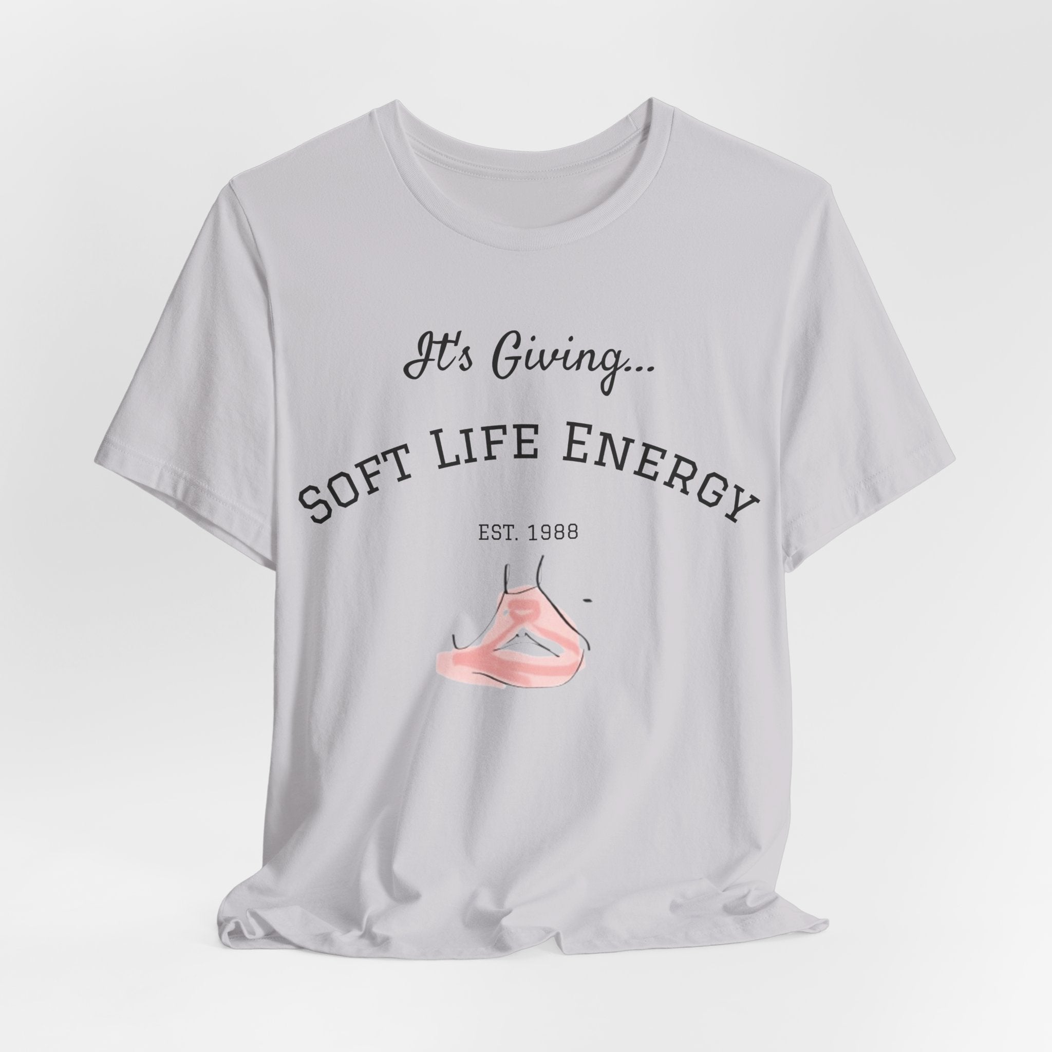 Soft Life Energy Tee by VERNALi — Positive Energy Short Sleeve T-Shirt