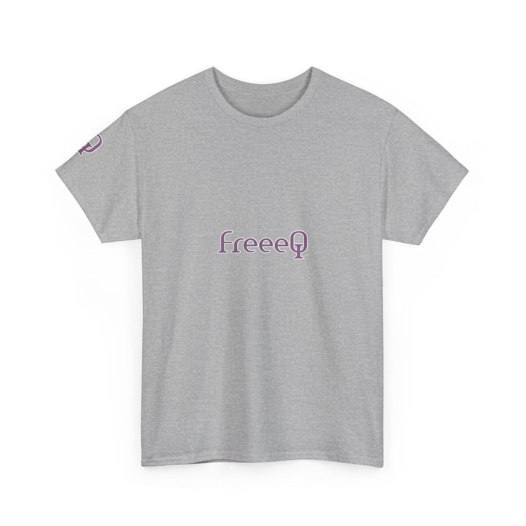 FreeeQ Purple Logo Unisex T‑Shirt — Quality Streetwear Tee