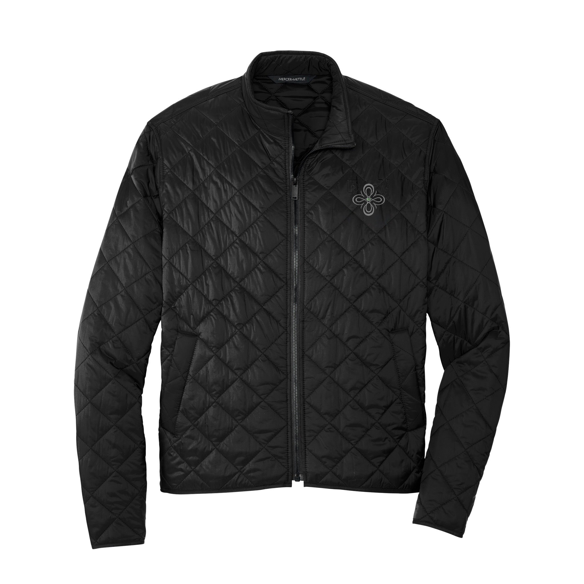 HIGH VIBRATION Quantum Quilted Jacket — Embroidered Logo