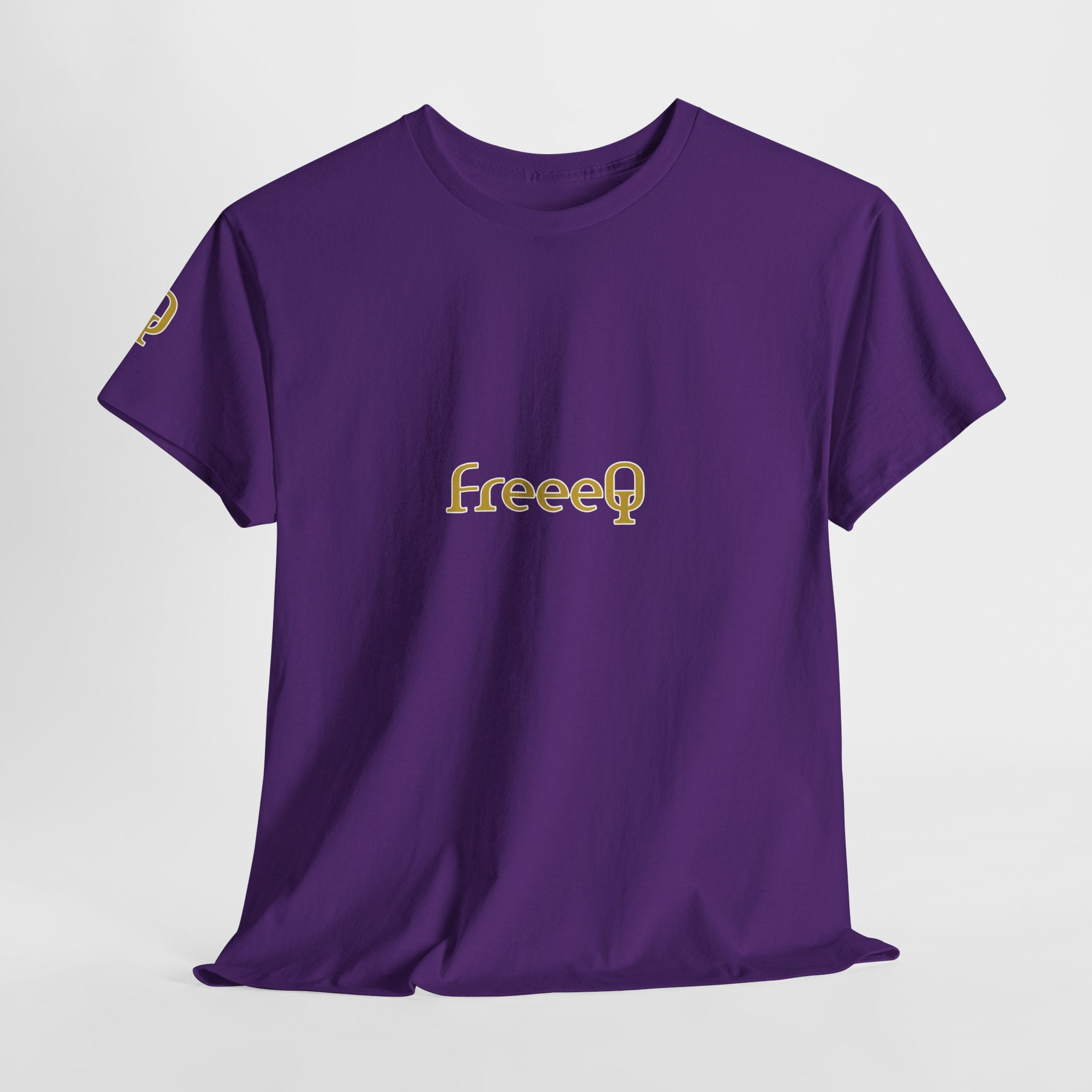 FreeeQ Gold Logo Unisex T‑Shirt — Quality Streetwear Tee