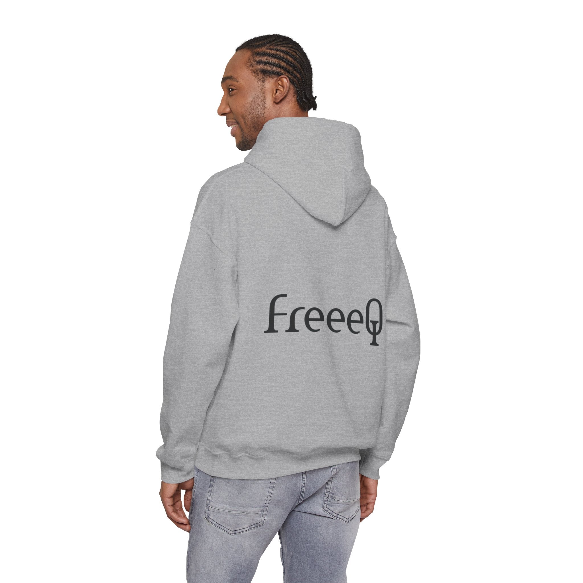 FreeeQ Frequency Number Line Hoodie — FreeeQ Meditation & Manifest Energy