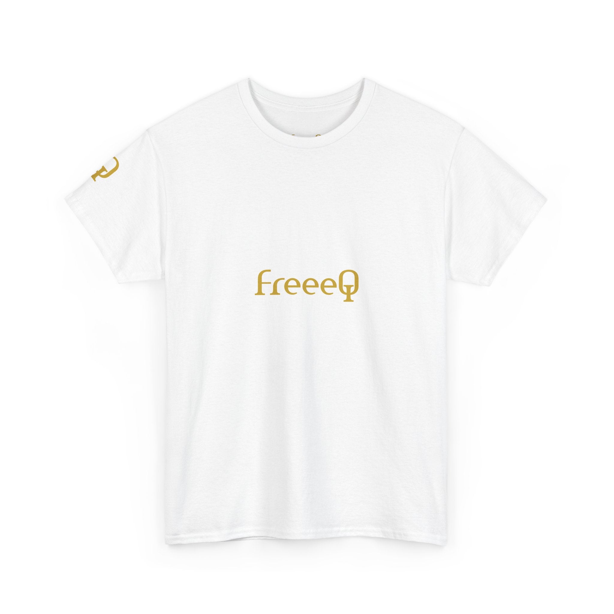 FreeeQ Gold Logo Unisex T‑Shirt — Quality Streetwear Tee