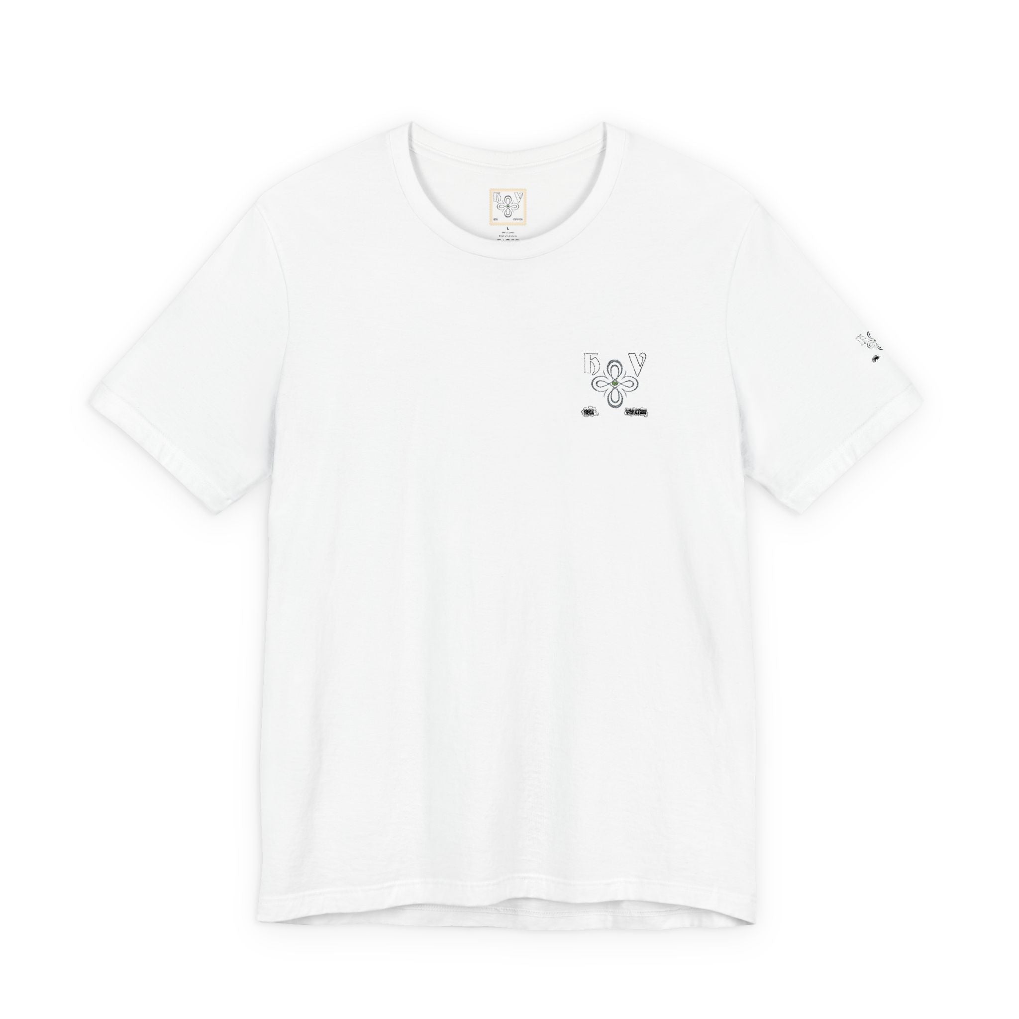 HIGH VIBRATION – Embroidered logo Minimal T-Shirt