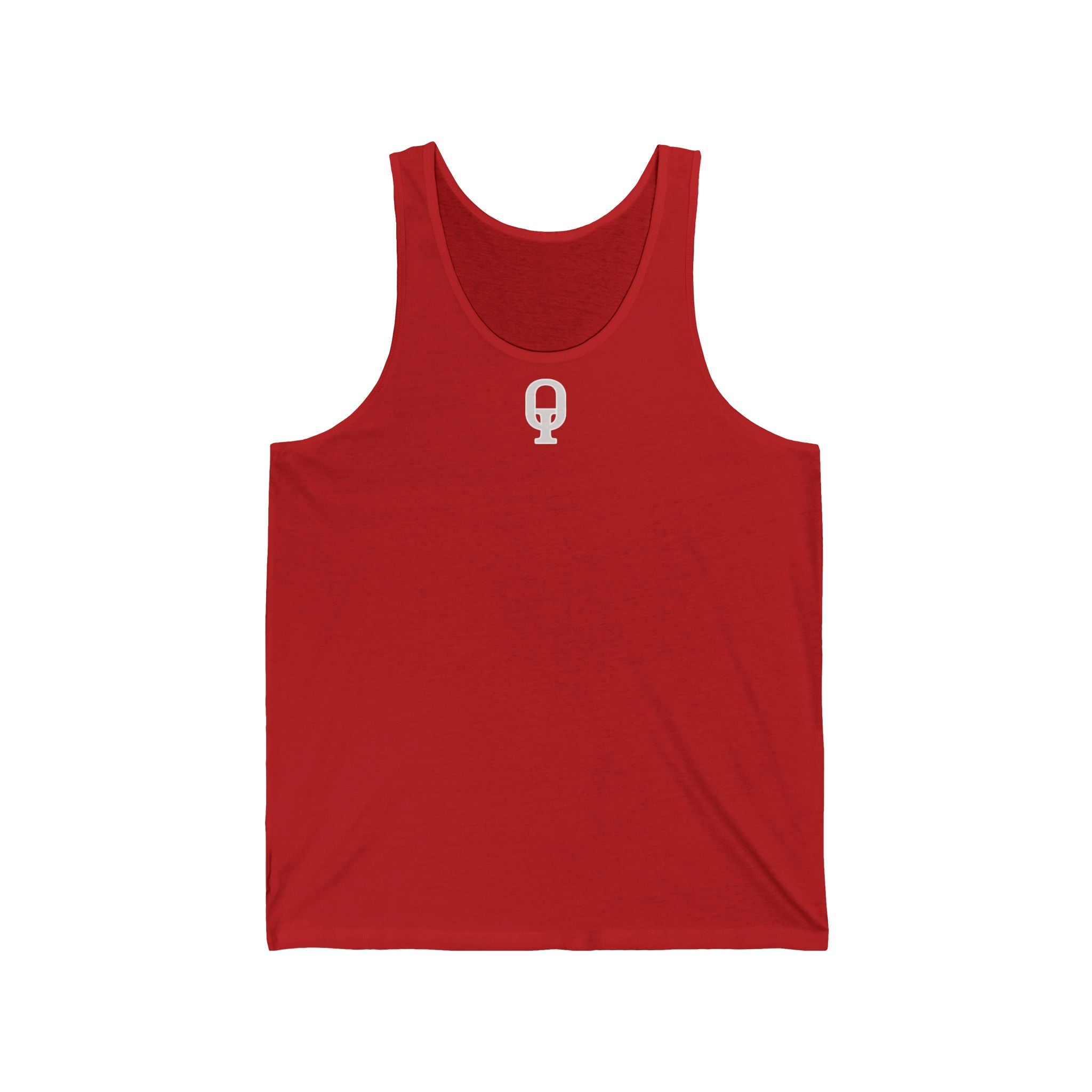 FreeQ Minimal Logo Tank Top — Lightweight Jersey Muscle Tee