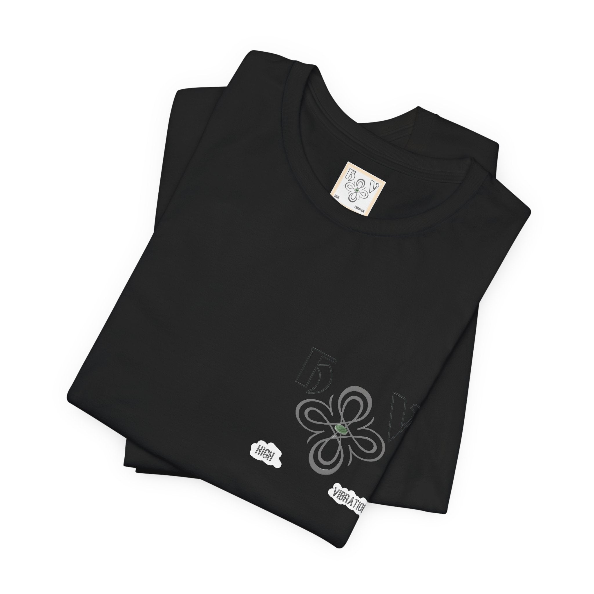 Treacle - High Vibration Tee — Minimal Floral Logo Graphic T-Shirt